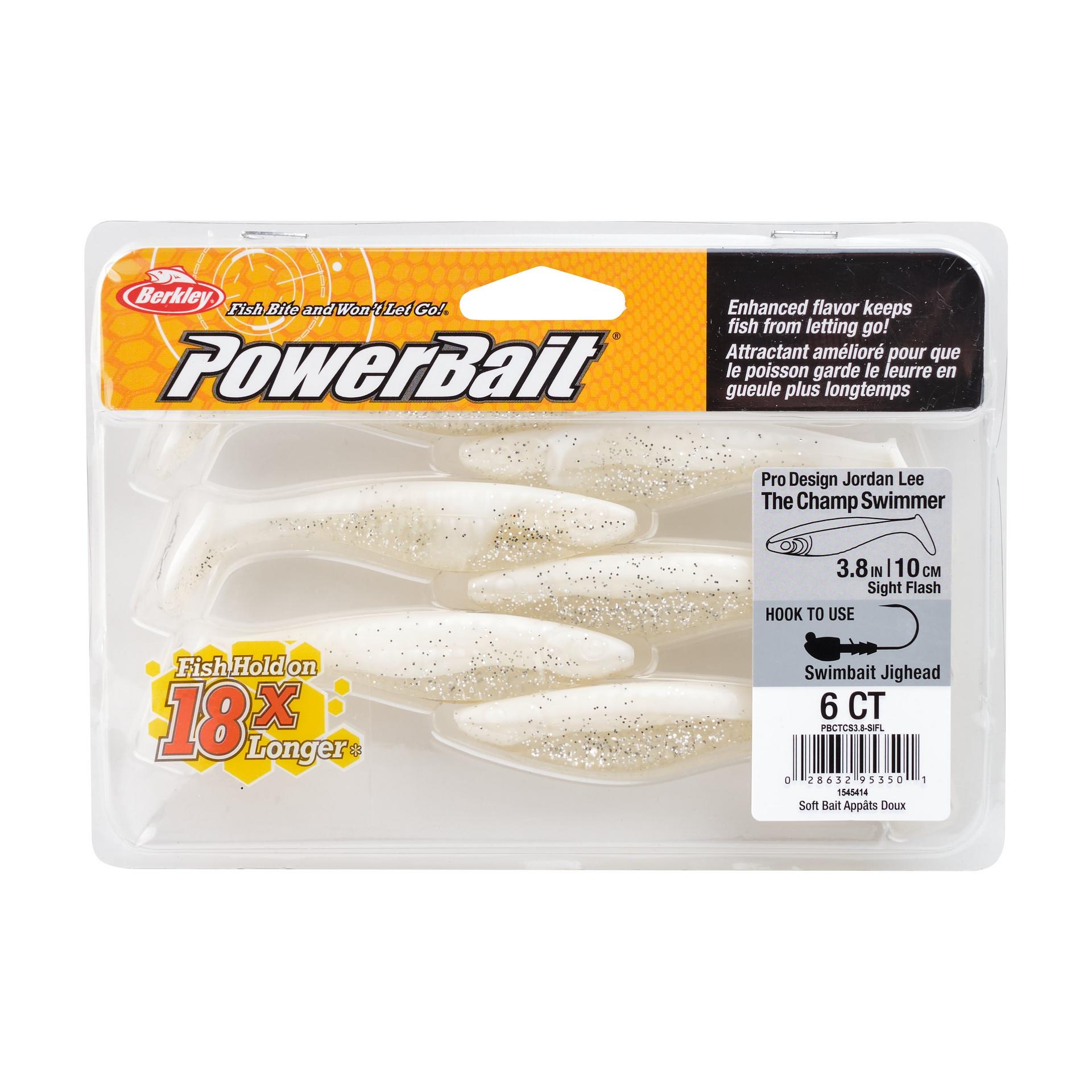 PowerBaitTheChampSwimmer SightFlash 3.8in PKG | Berkley Fishing