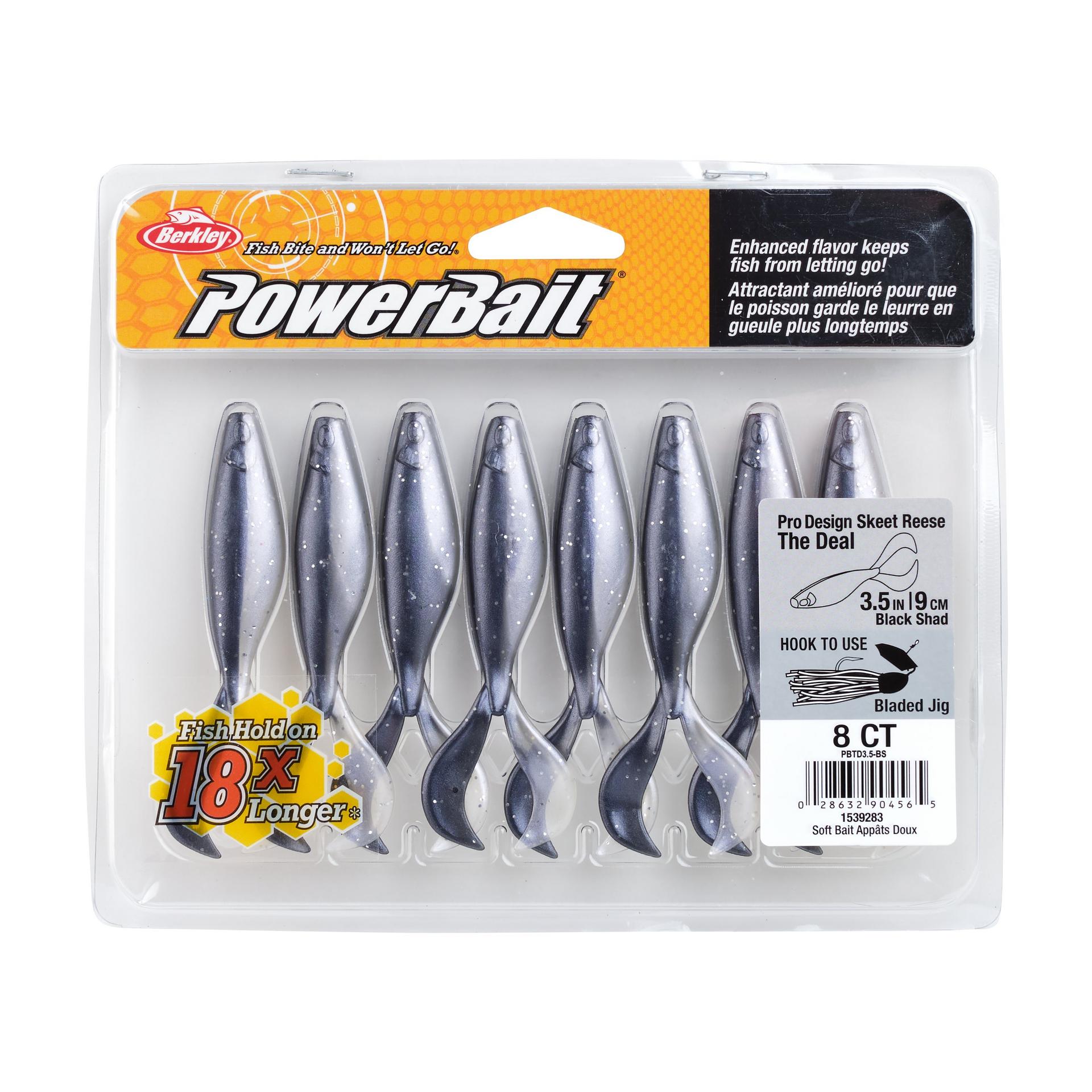 PowerBaitTheDeal BlackShad 3.5in PKG | Berkley Fishing