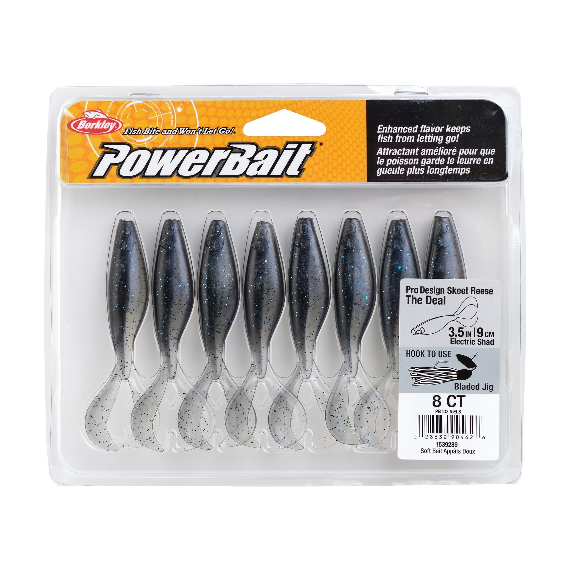 PowerBaitTheDeal ElectricShad 3.5in PKG | Berkley Fishing