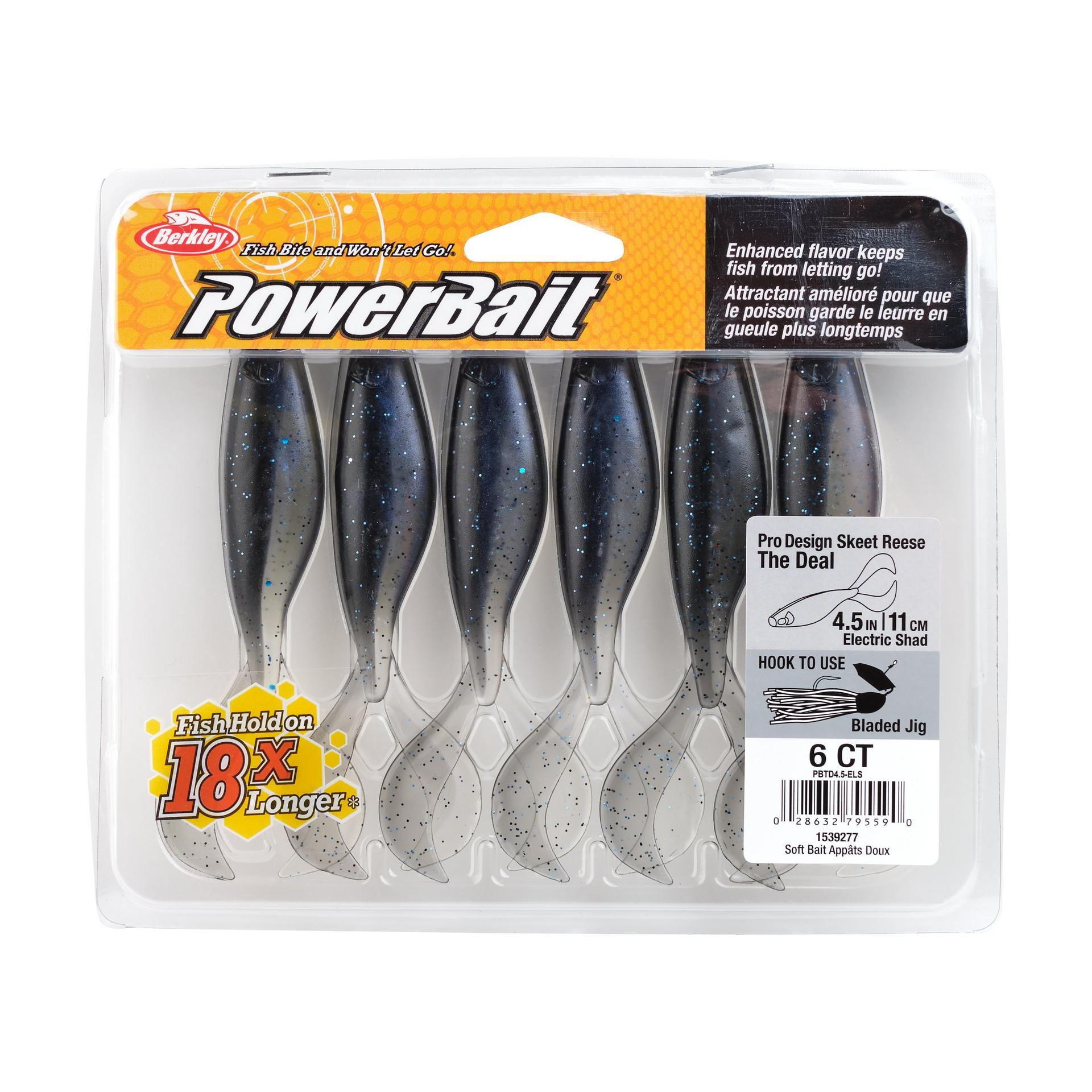 PowerBaitTheDeal ElectricShad 4.5in PKG | Berkley Fishing