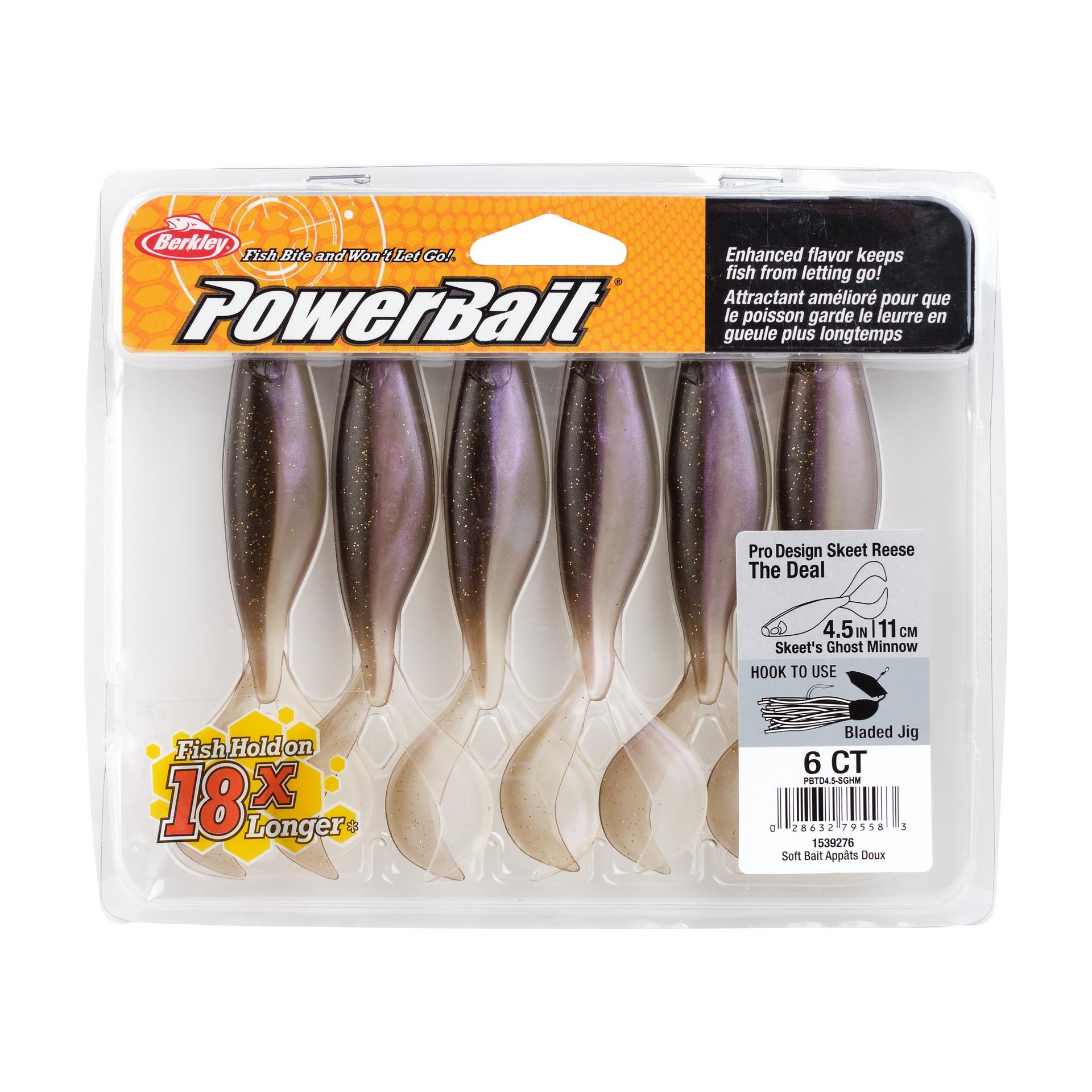 PowerBaitTheDeal SkeetsGhostMinnow 4.5in PKG | Berkley Fishing