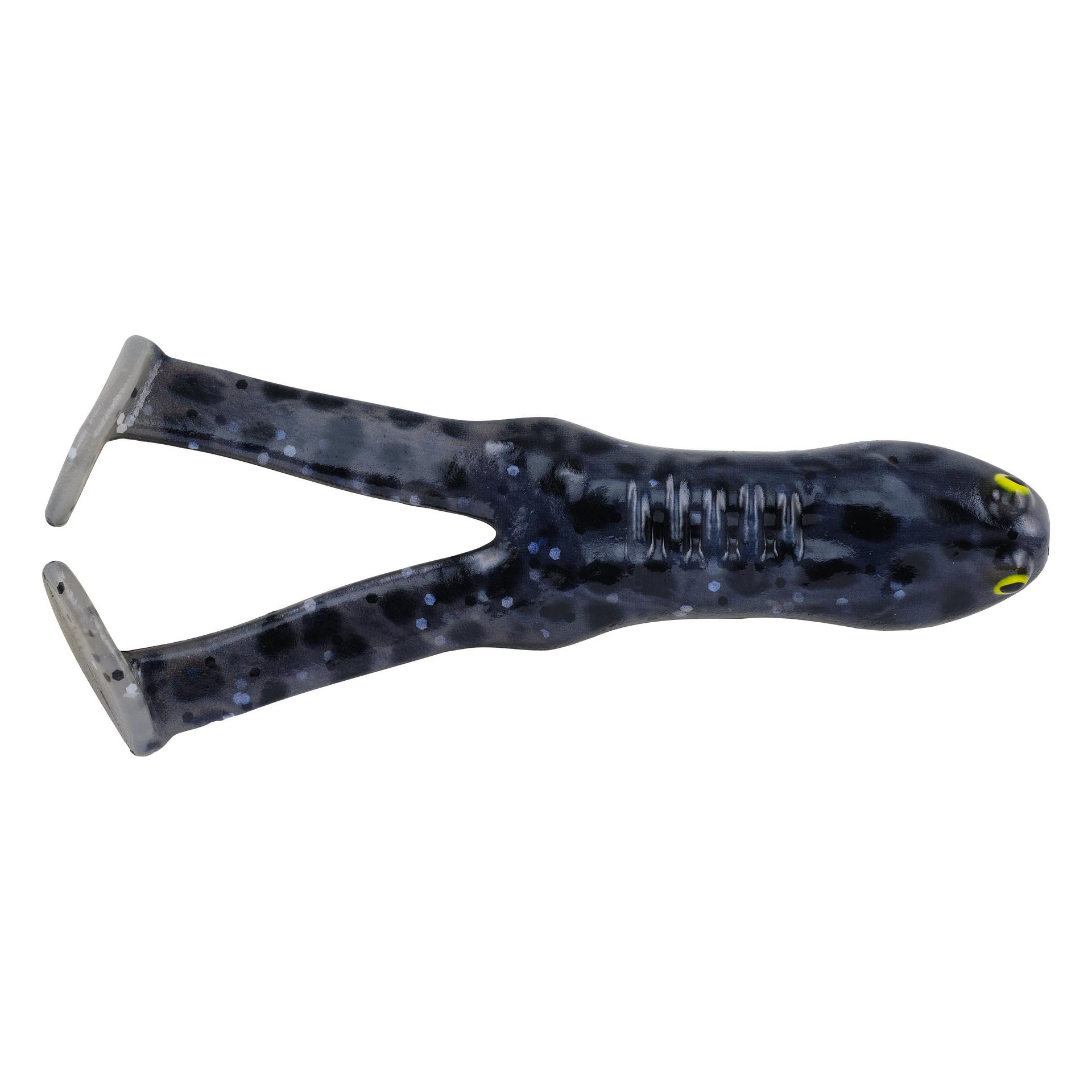 black frog fishing lure Reaction Tackle 2.5" Hollow Body Frogs / 2-Pack Available in both standard and popping models. Copper Red Baits Loud Mouth