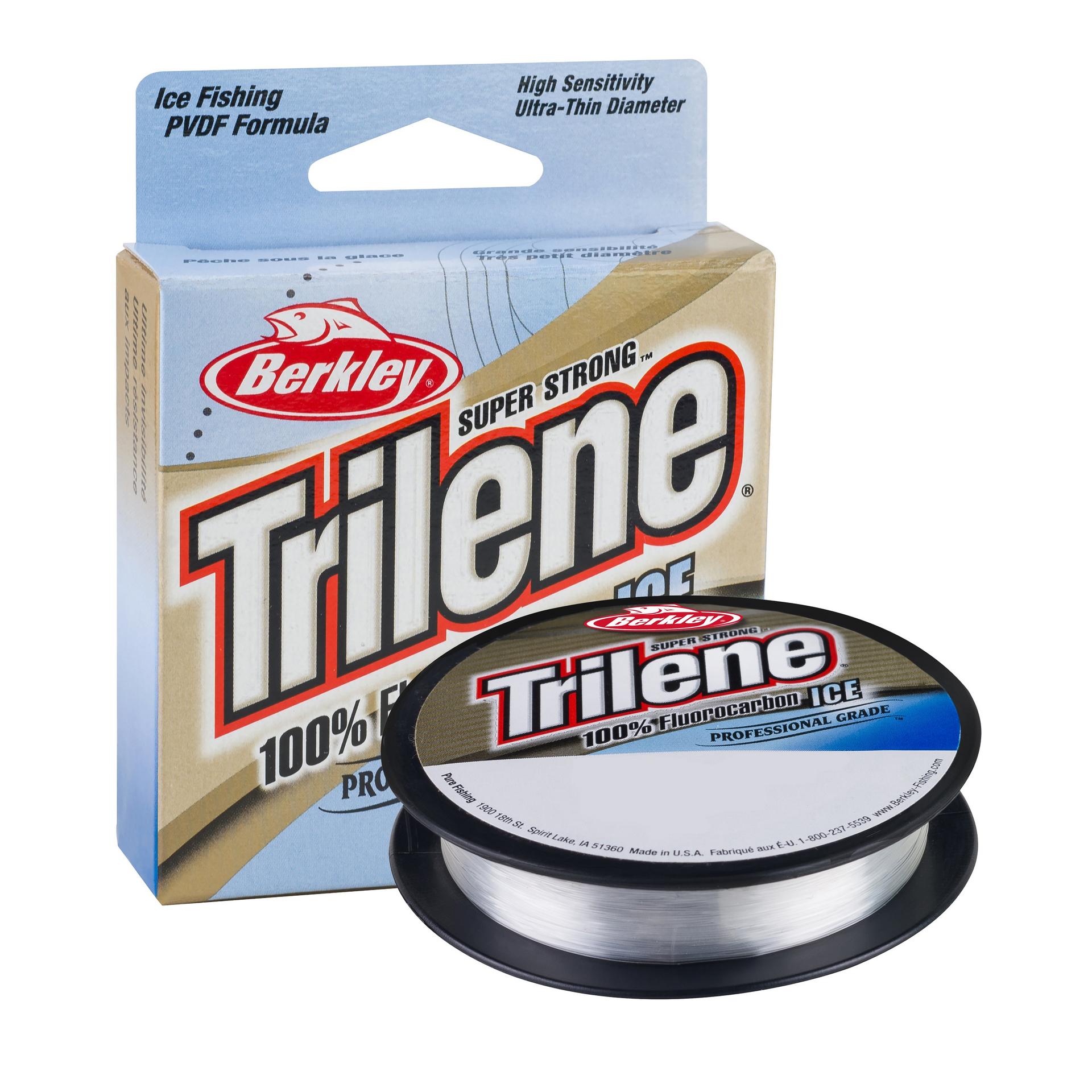 berkley 3 pound fluorocarbon ice fishing line Berkley Trilene 100% Fluorocarbon Ice Line, 5 lb