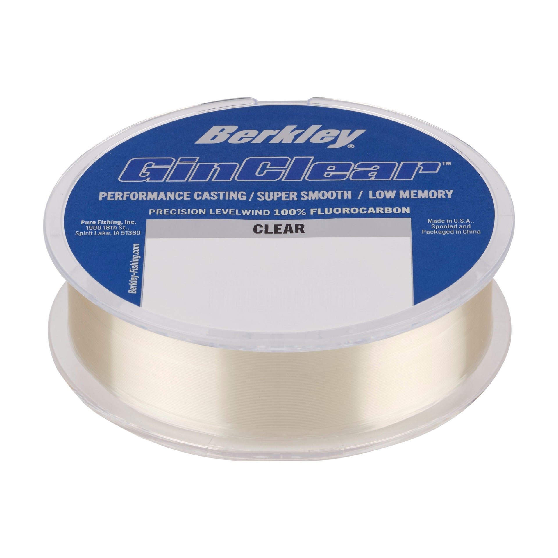 clear fishing line spool GINCLEAR™ Filler Spool