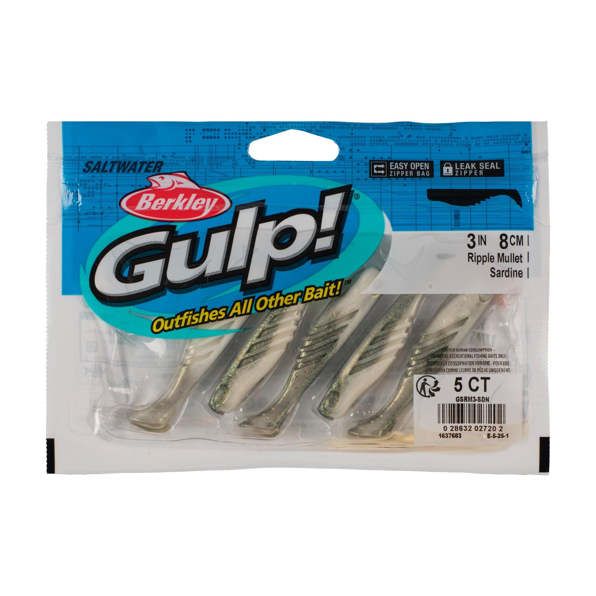 Gulp!® Saltwater Ripple Mullet| Berkley®