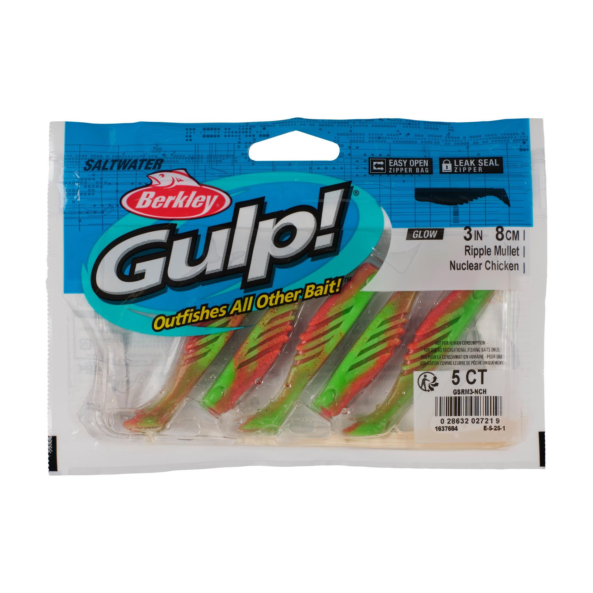 Gulp!® Saltwater Ripple Mullet| Berkley®