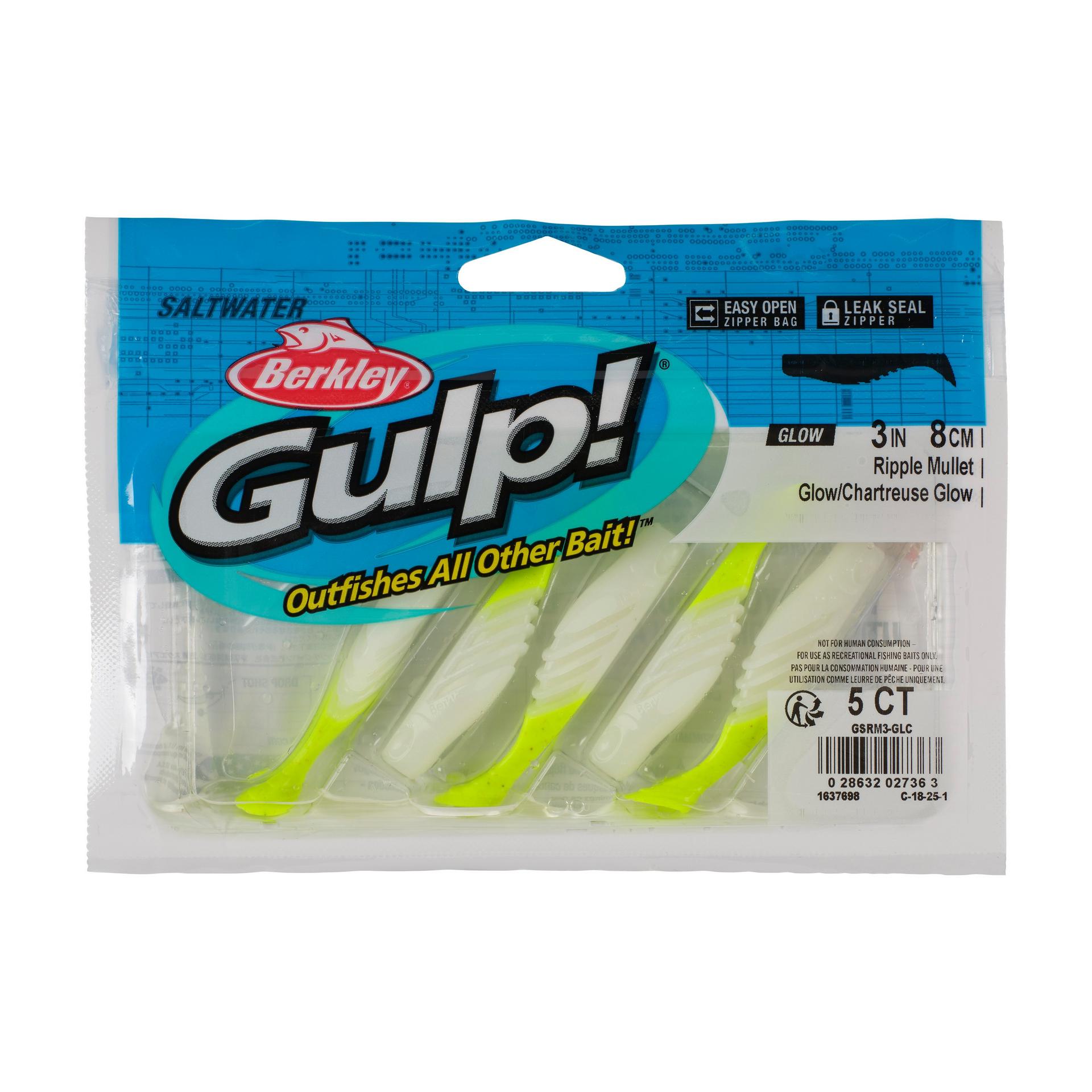 Gulp!® Saltwater Ripple Mullet| Berkley®