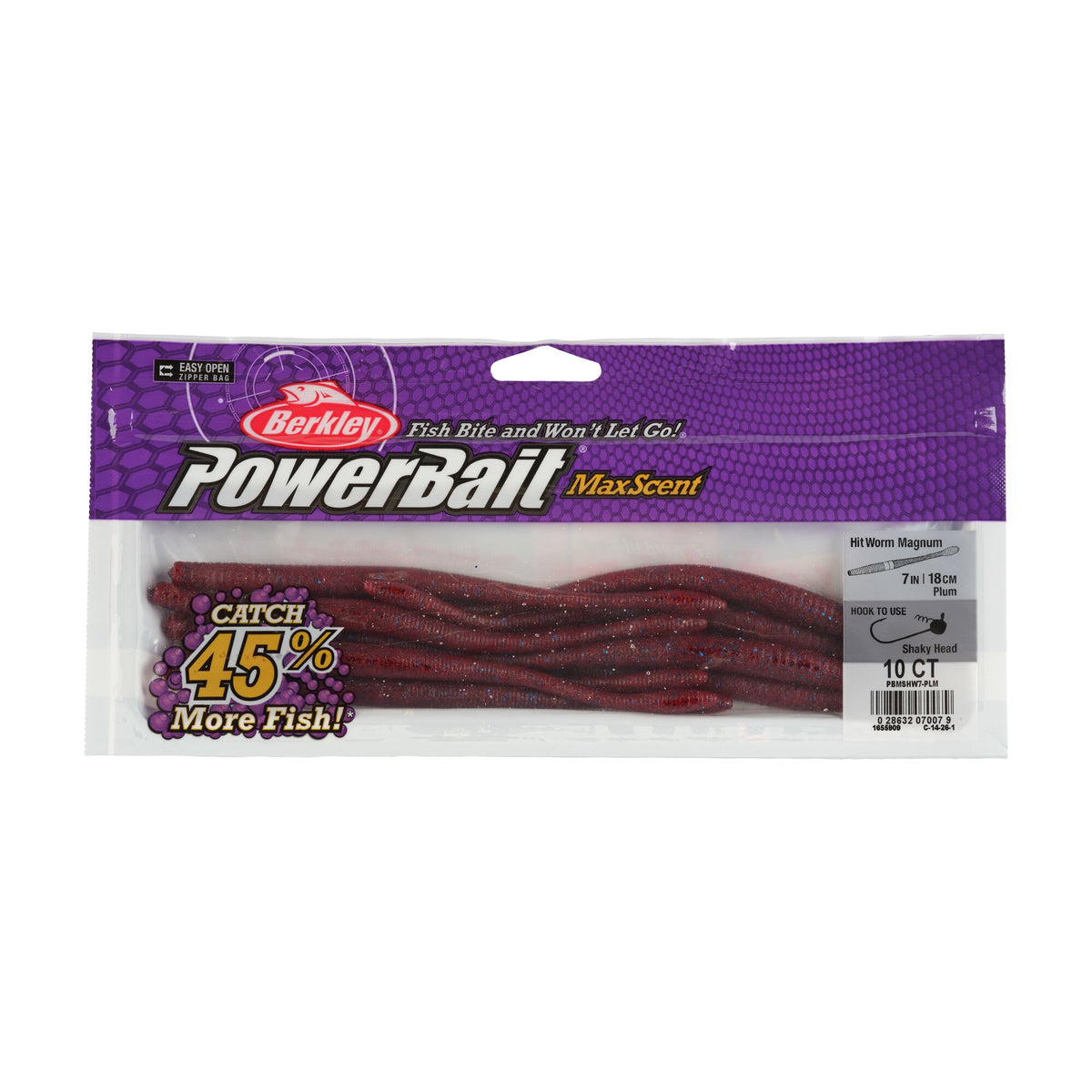 Berkley PowerBait® MaxScent Hit Worm Magnum