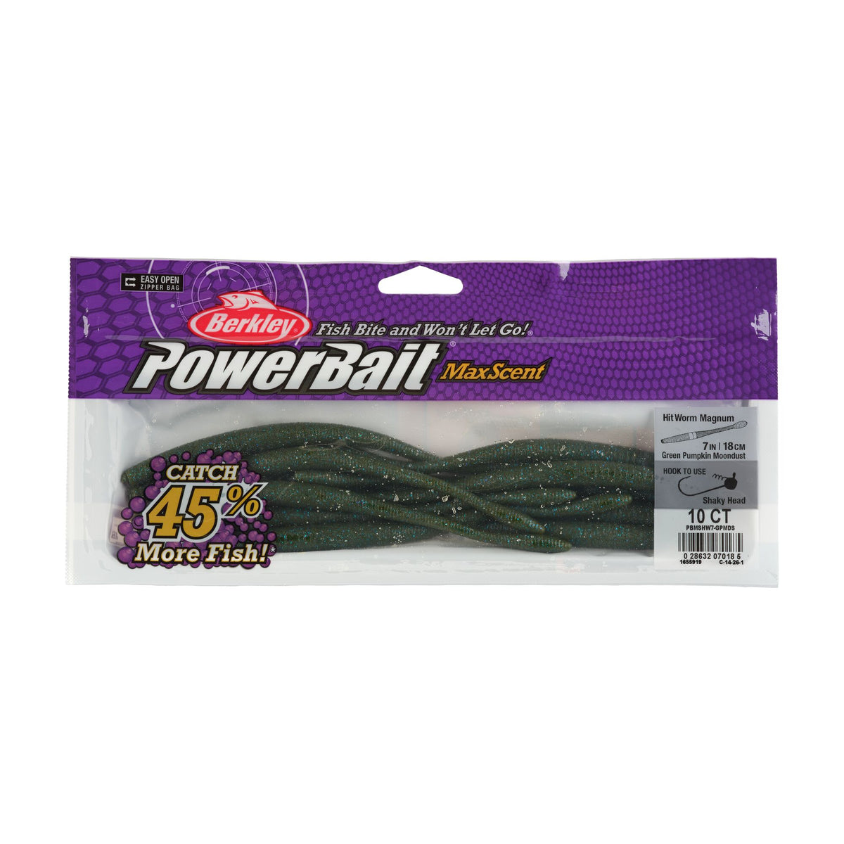 Berkley PowerBait® MaxScent Hit Worm Magnum
