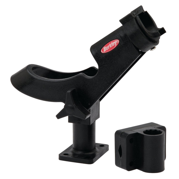 berkley babkrh bucket fishing rod holder Boat Holder, Sturdy Polypropylene Construction, Adjustable and Mountable for Ultimate Convenience, Offers Variety of Angled Positions, Sleek Black Design (Pack of 4) : Sports & Outdoors including spin rods Gripper Bucket Mouth Pole Holder