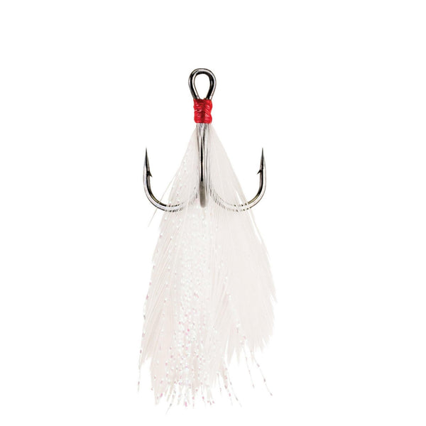 feloney fish hooked Fusion19™ Feathered Treble Hook