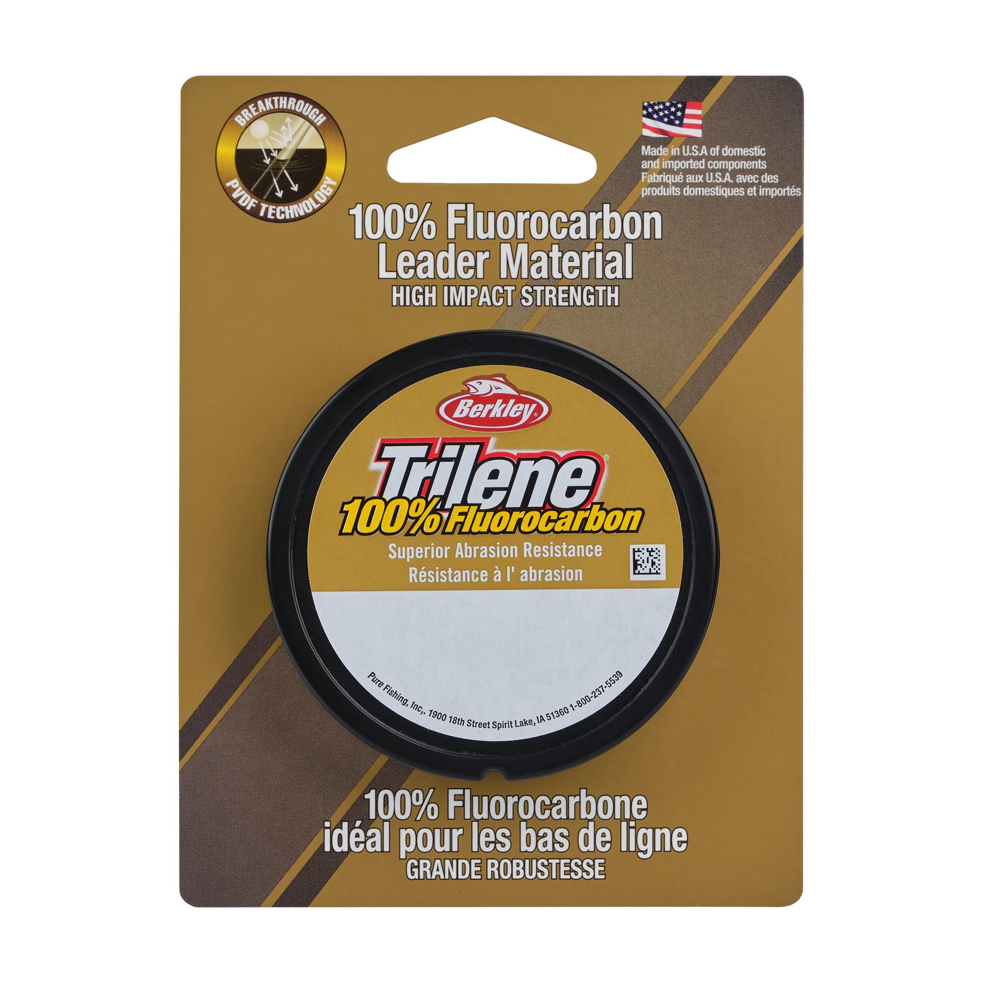 BerkleyTrilene100FluorocarbonLeaderMaterial PocketPak Clear alt3 | Berkley Fishing