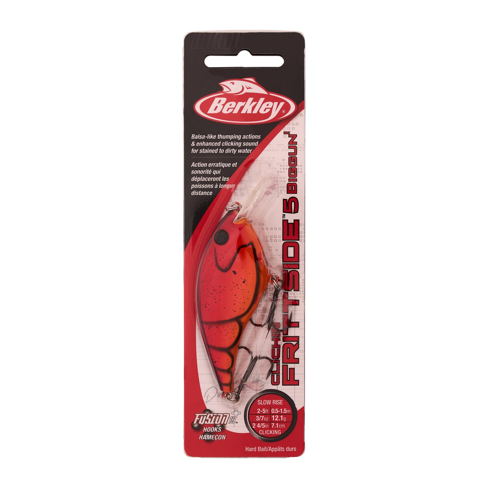 Berkley ClickinFrittside 5Biggun RedSpringCraw PKG | Berkley Fishing