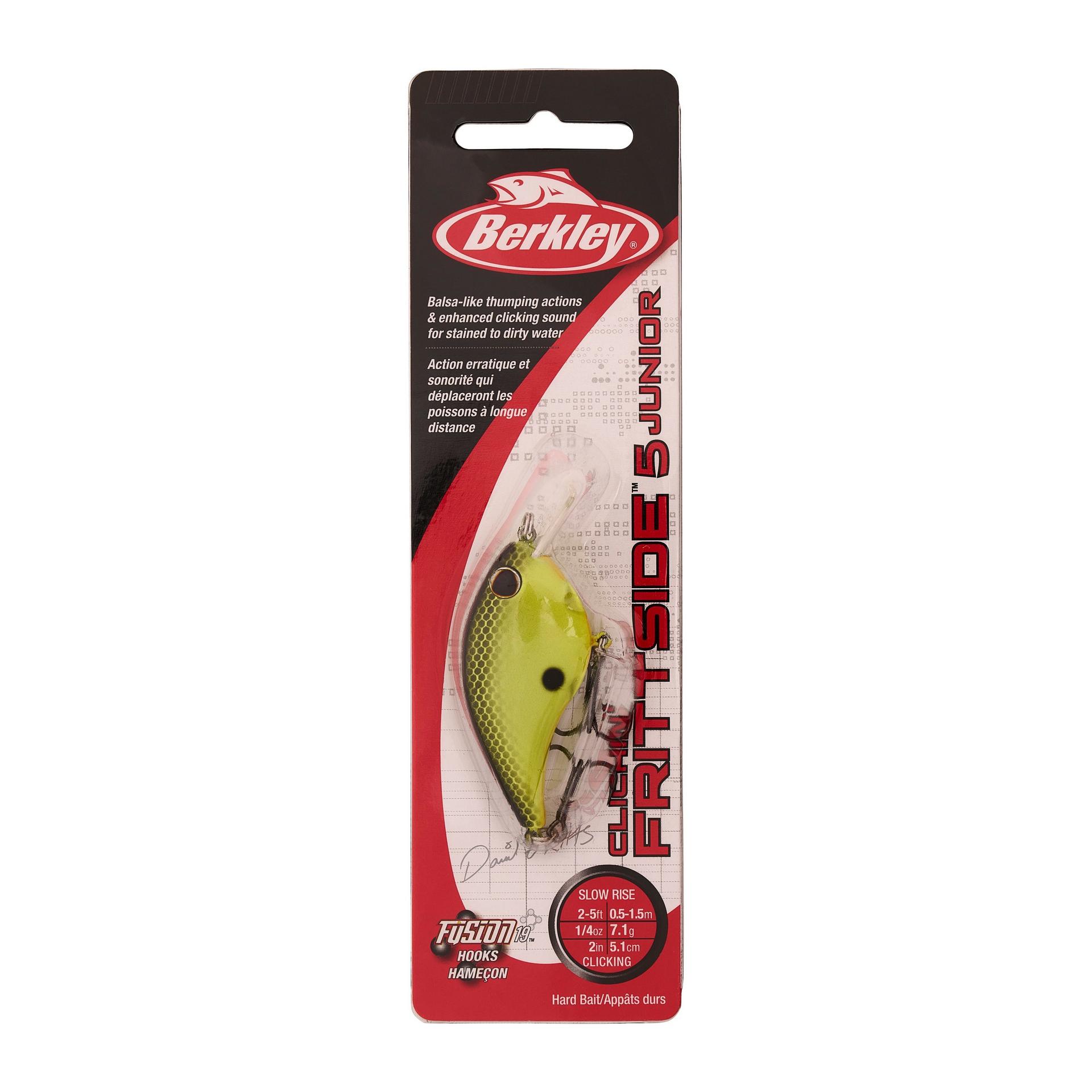 Berkley ClickinFrittside 5Junior BlackChartreuse PKG | Berkley Fishing