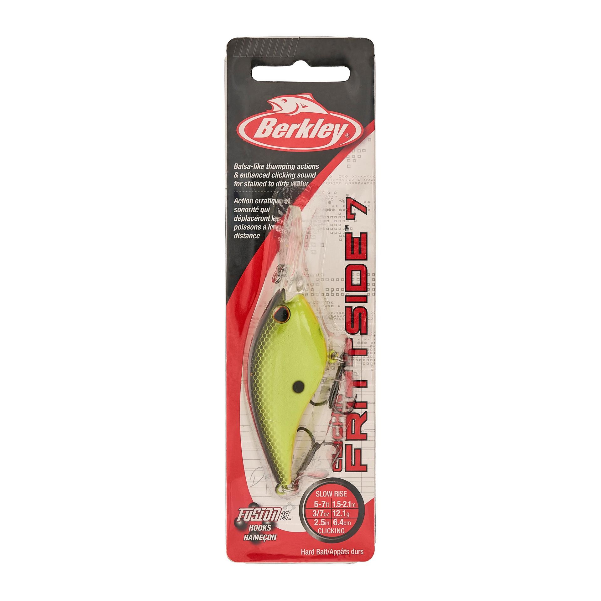 Berkley ClickinFrittside 7 BlackChartreuse PKG | Berkley Fishing