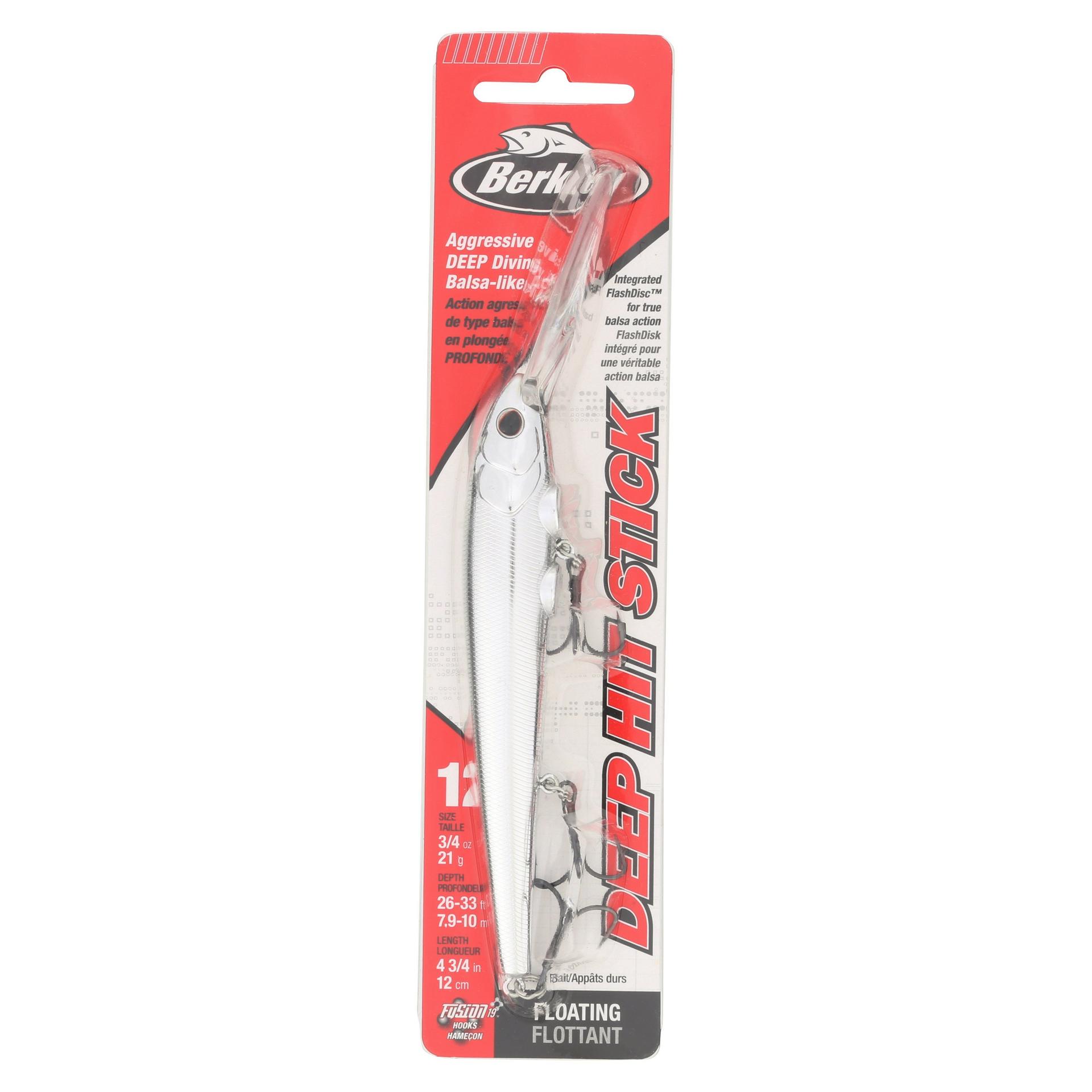 Berkley DeepHitStick 12 Chrome PKG | Berkley Fishing