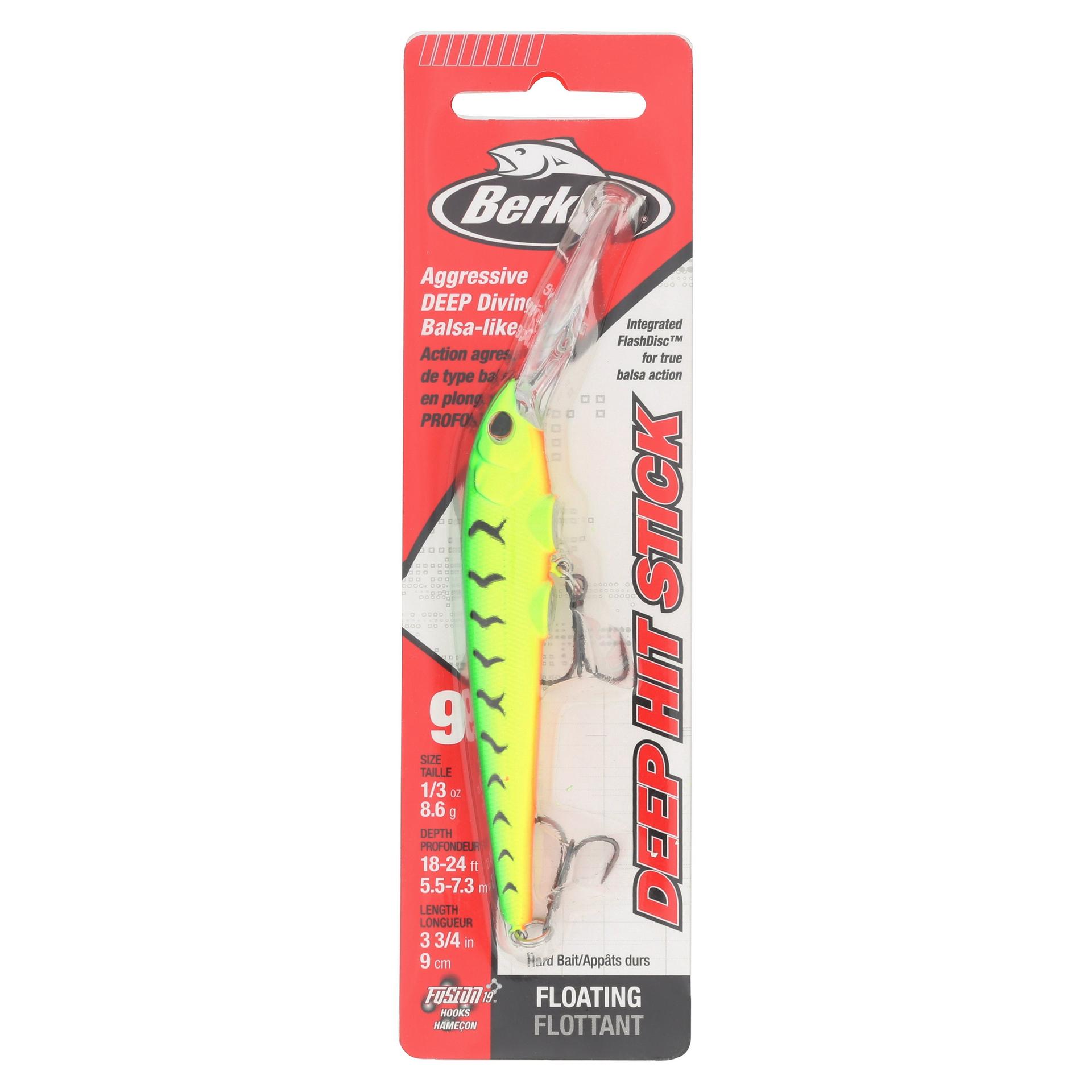 Berkley DeepHitStick 9 Firetiger PKG | Berkley Fishing