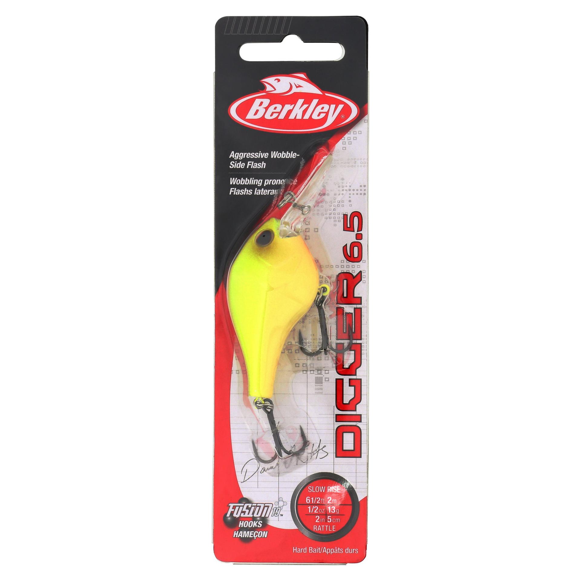 Berkley Digger 65 VanillaChartreuse PKG | Berkley Fishing