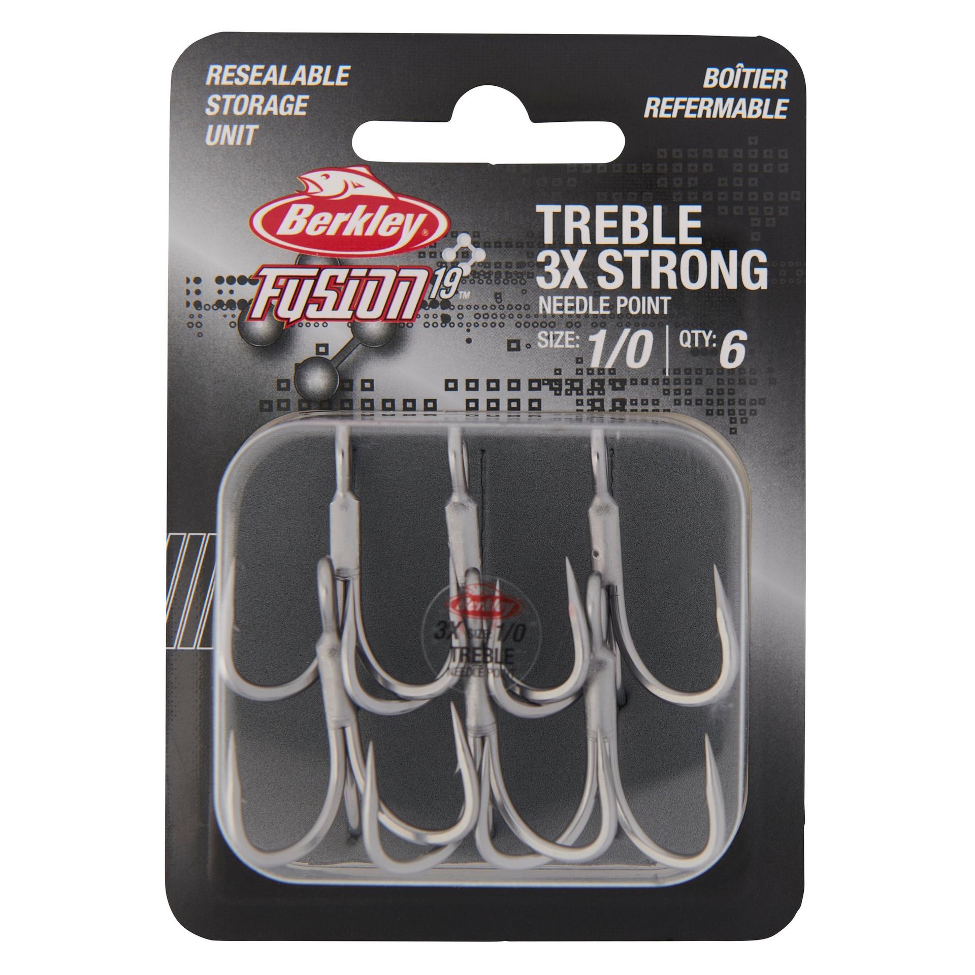 Berkley Fusion19Treble3xHooks 10 PKG | Berkley Fishing