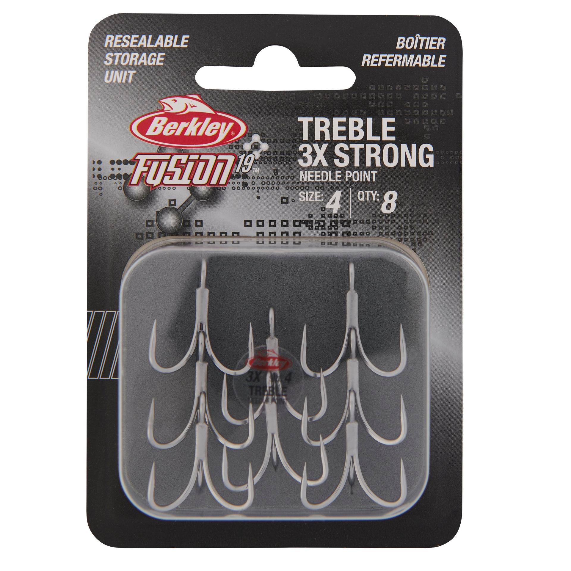 Berkley Fusion19Treble3xHooks 4 PKG | Berkley Fishing