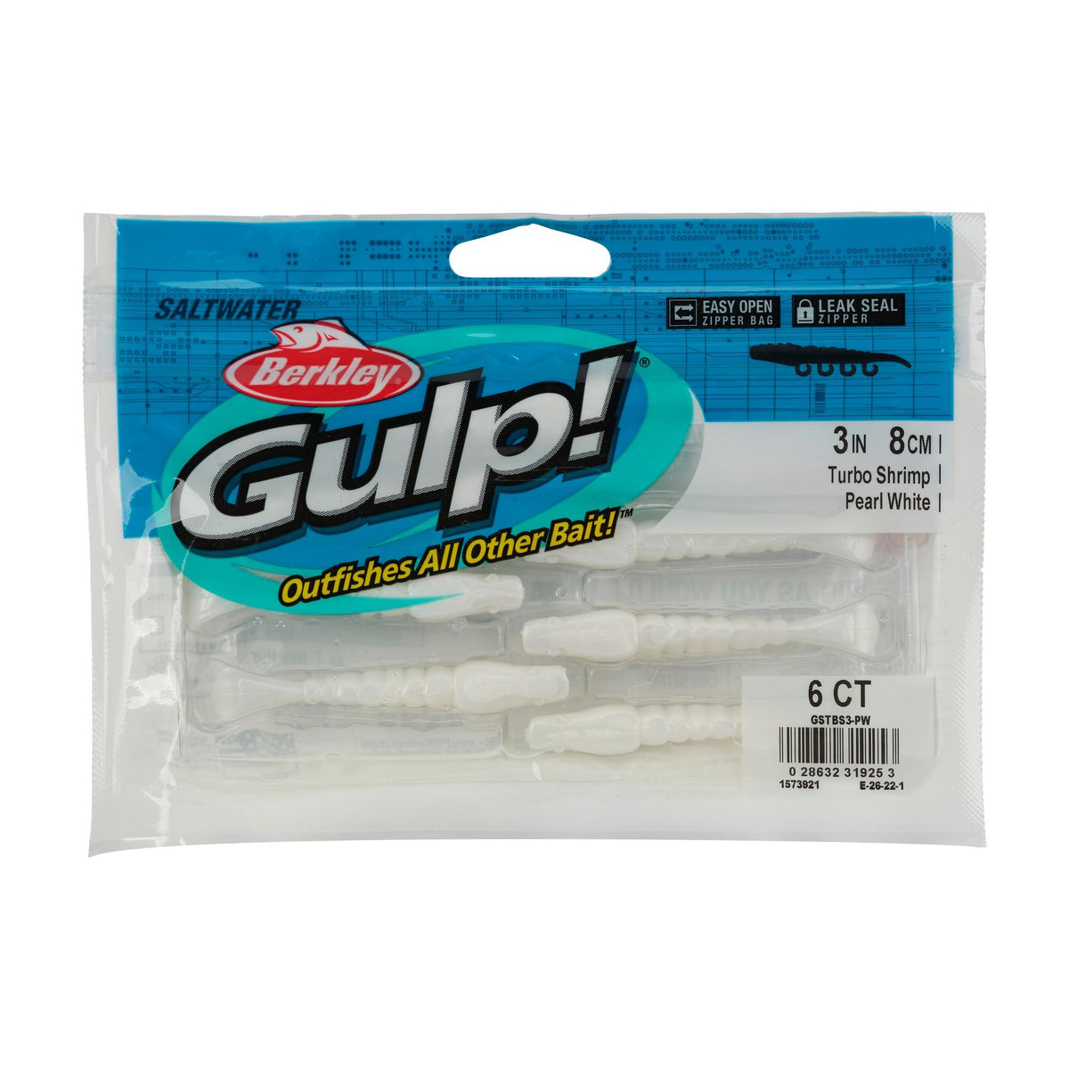 Turbo Gulp Gulp!® Saltwater Turbo Shrimp | Berkley Fishing®