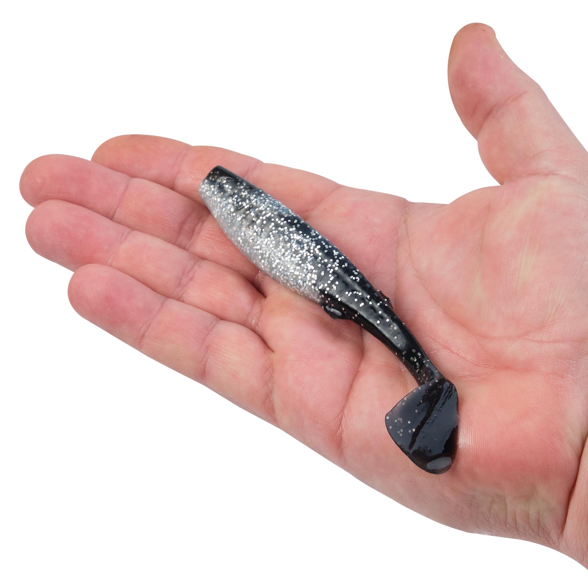 Berkley Gulp!Alive!Paddleshad BlackSilver 5in HAND | Berkley Fishing