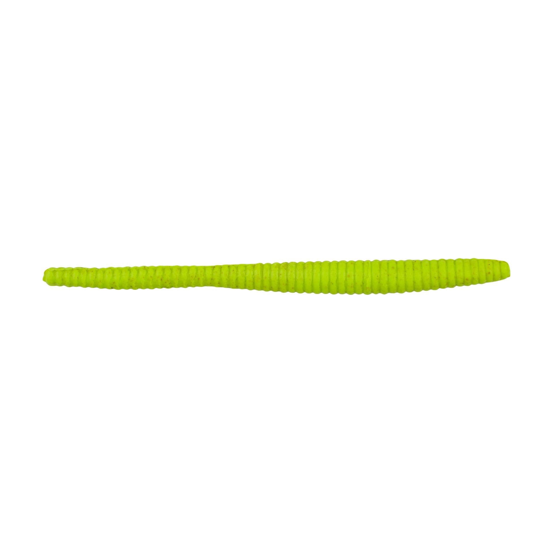 Berkley Gulp!FloatingTroutWorm Chartreuse 2.5in PKG | Berkley Fishing