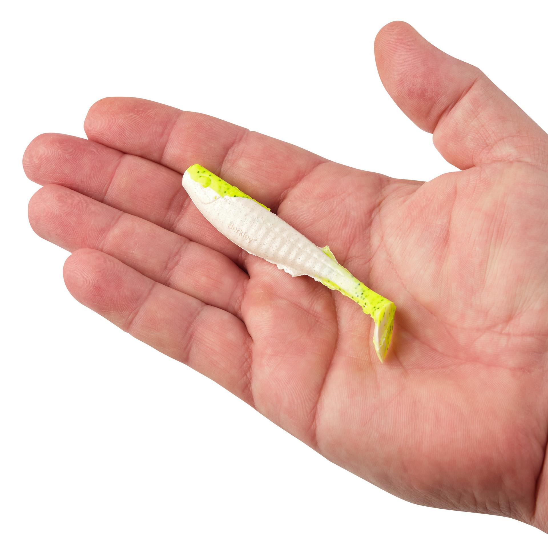 Berkley Gulp!Paddleshad ChartreusePepperNeon 4in HAND | Berkley Fishing