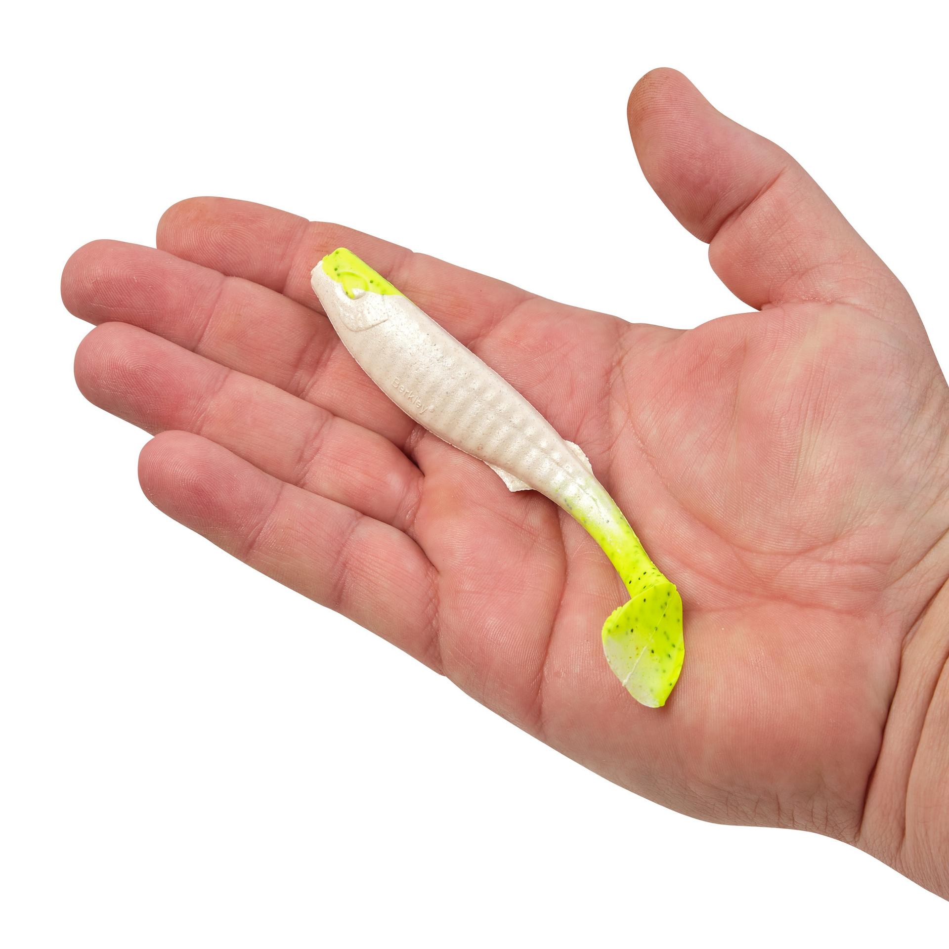 Berkley Gulp!Paddleshad ChartreusePepperNeon 5in HAND | Berkley Fishing