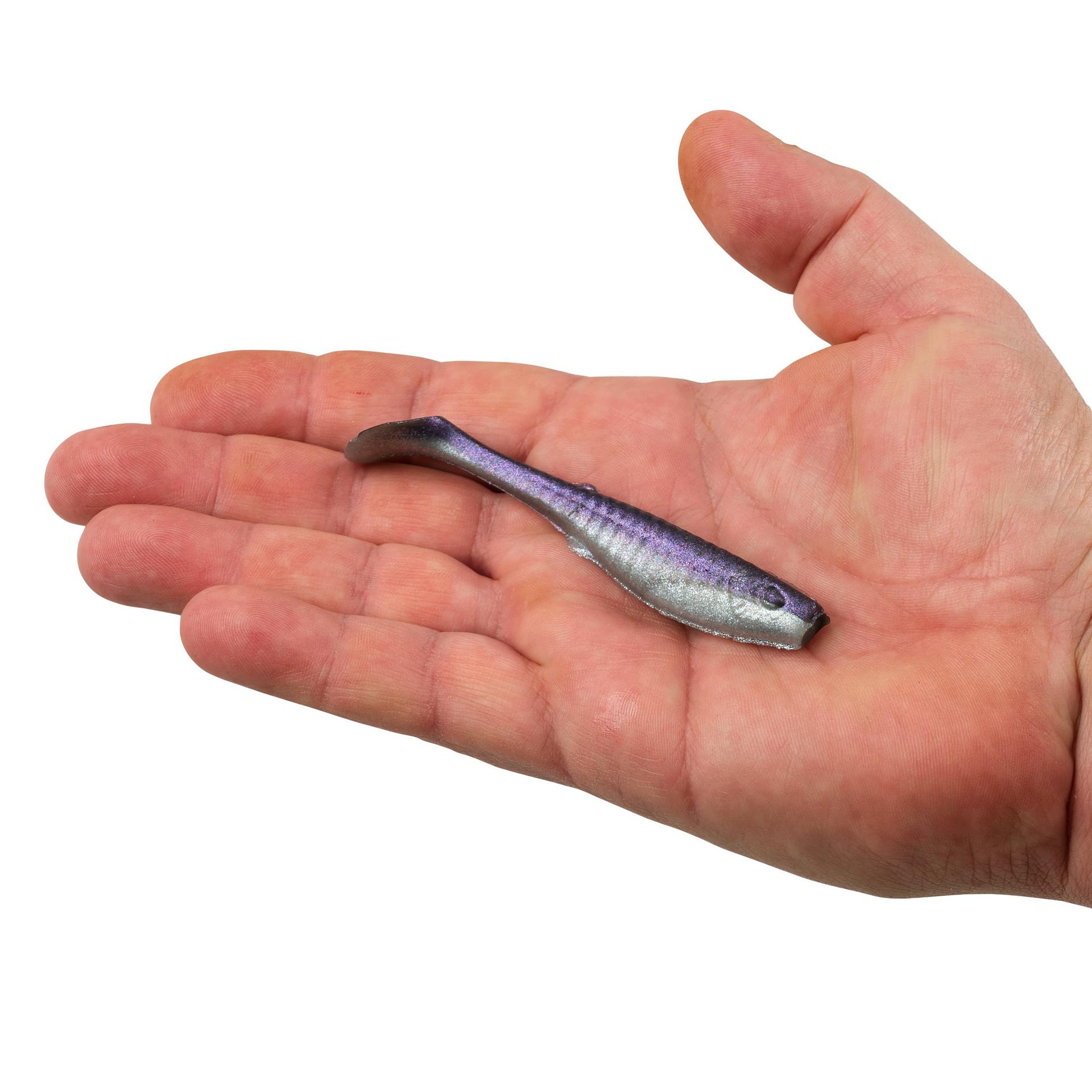 Berkley Gulp!SaltwaterPaddleshad 4in PurpleChrome HAND | Berkley Fishing
