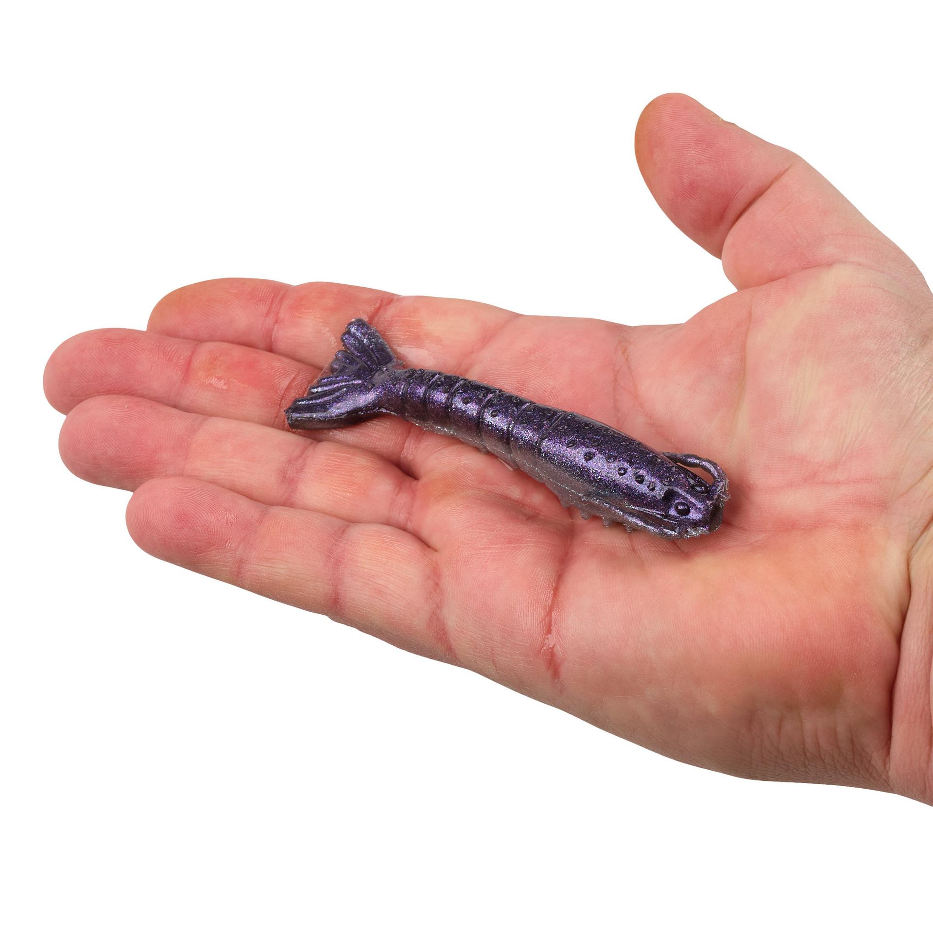 Berkley Gulp!SaltwaterShrimp 4in PurpleChrome HAND | Berkley Fishing