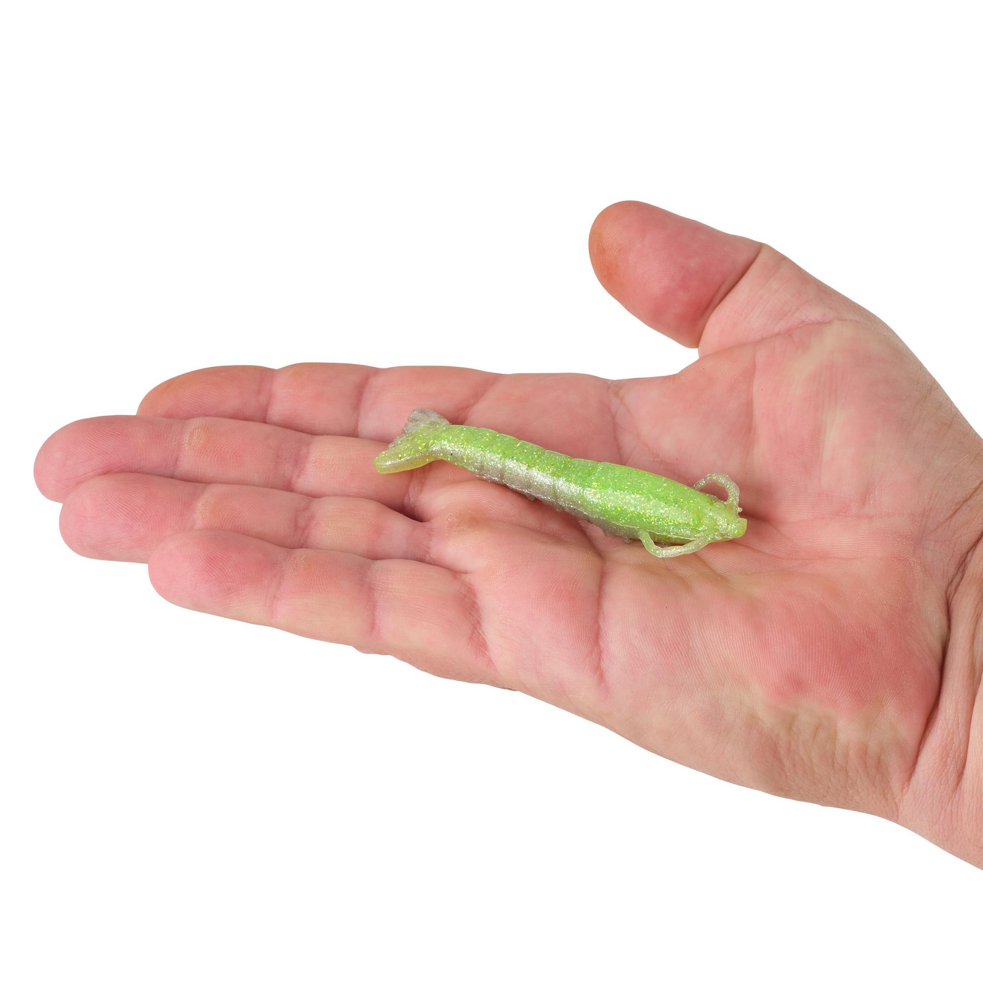 Berkley Gulp!SaltwaterShrimp KeyLimeChrome 3in HAND | Berkley Fishing