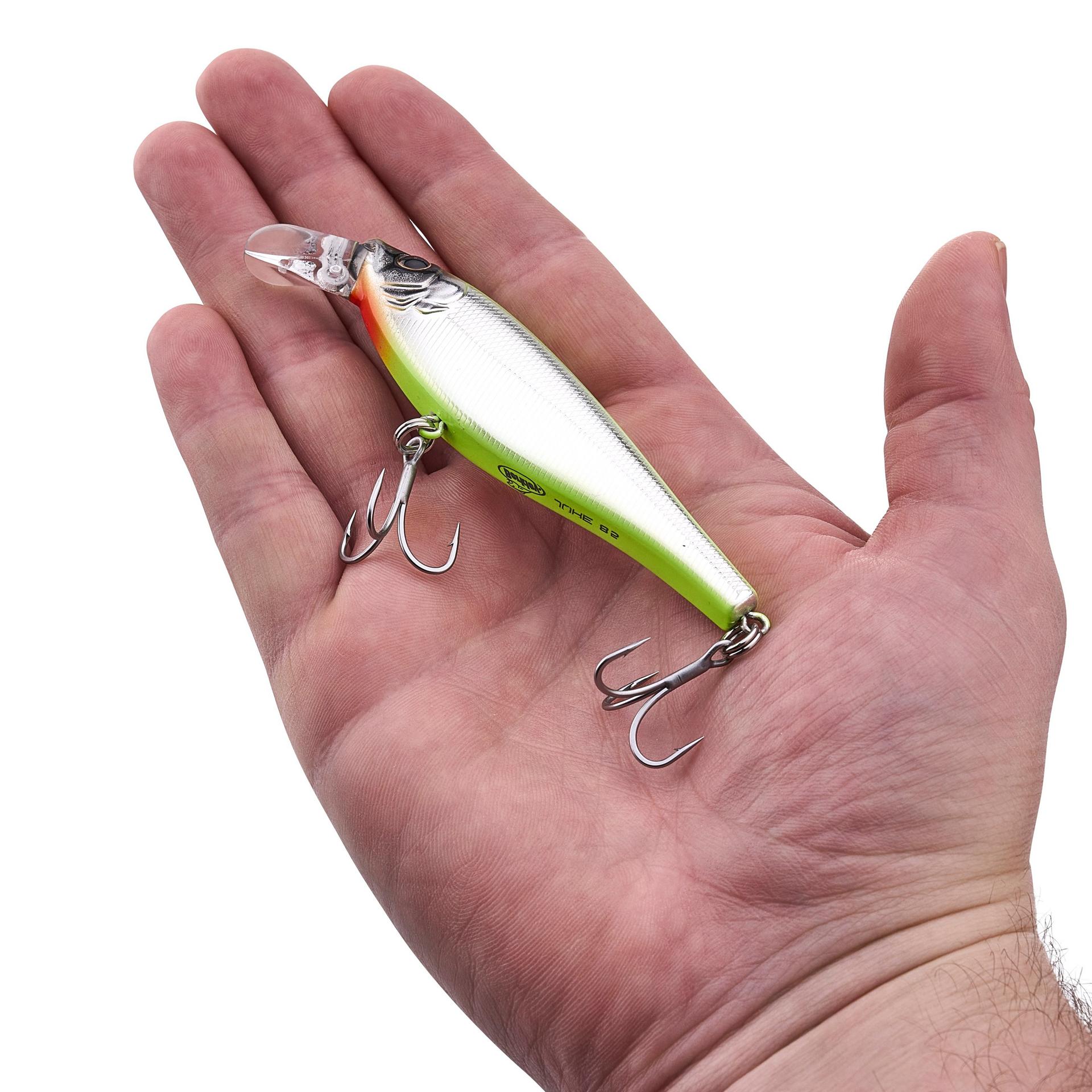 Berkley JukeSaltwater 85 ChromeChartreuse HAND | Berkley Fishing