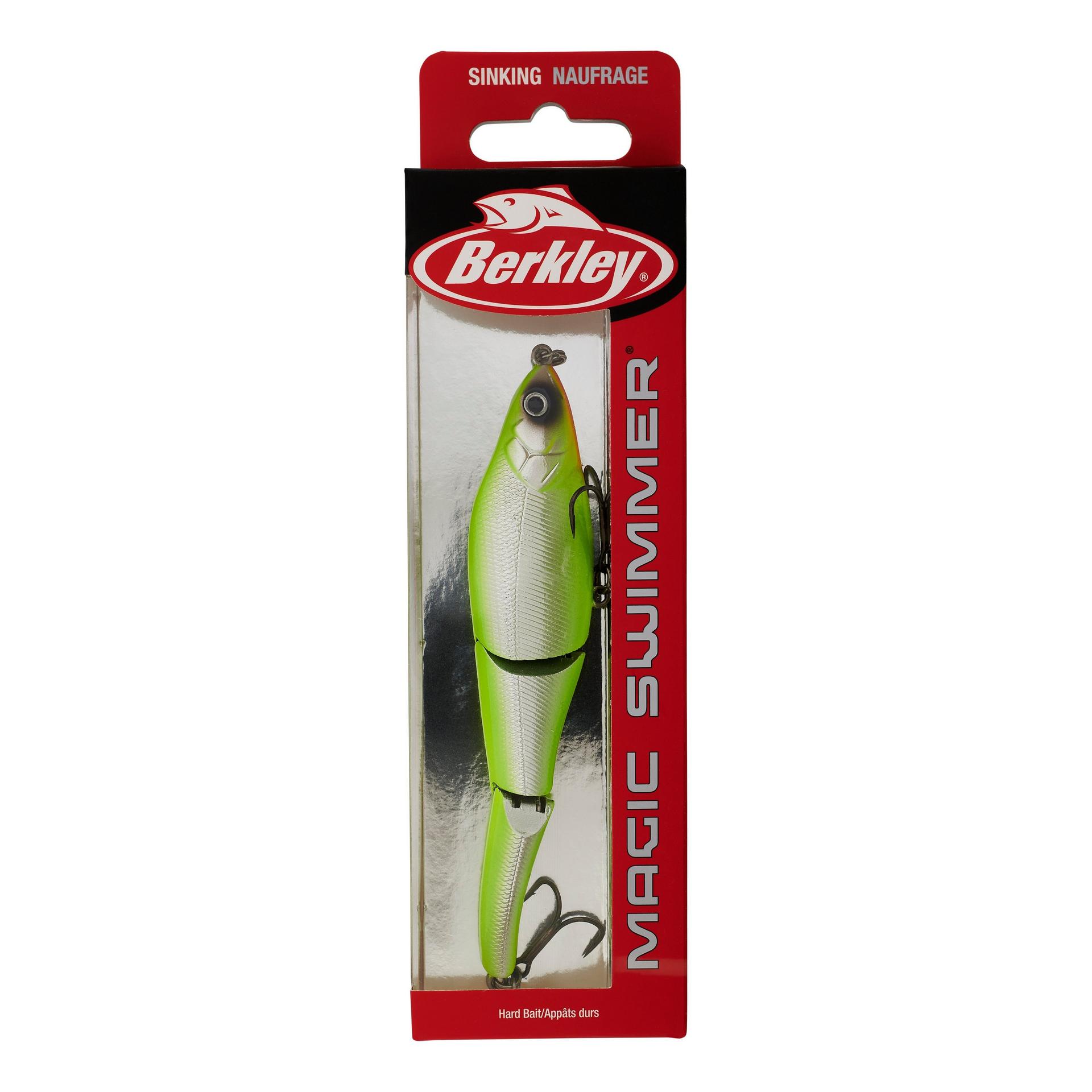 Berkley MagicSwimmer ChromeChartreuse 125 PKG | Berkley Fishing