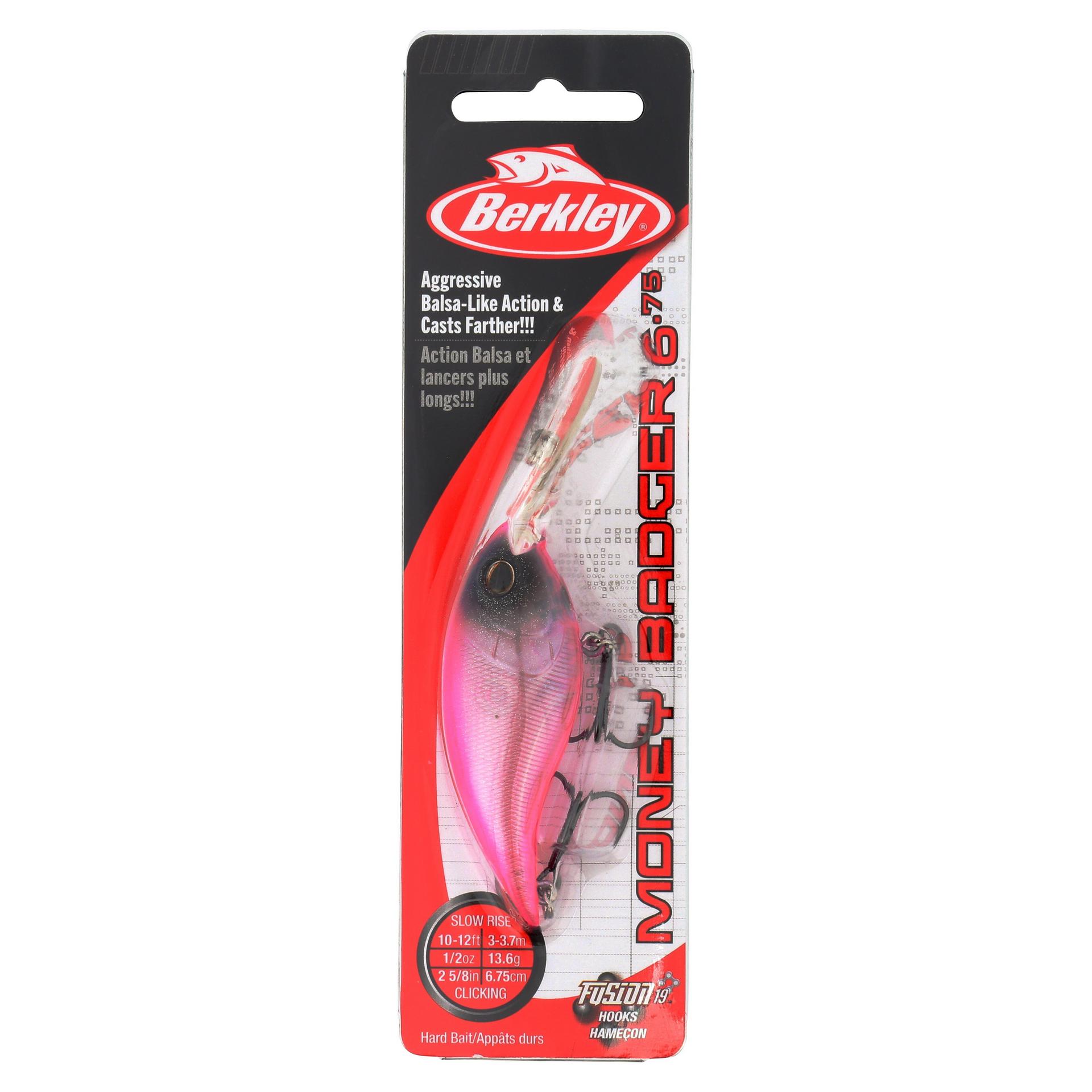 Berkley MoneyBadger 675 PinkPearl PKG | Berkley Fishing