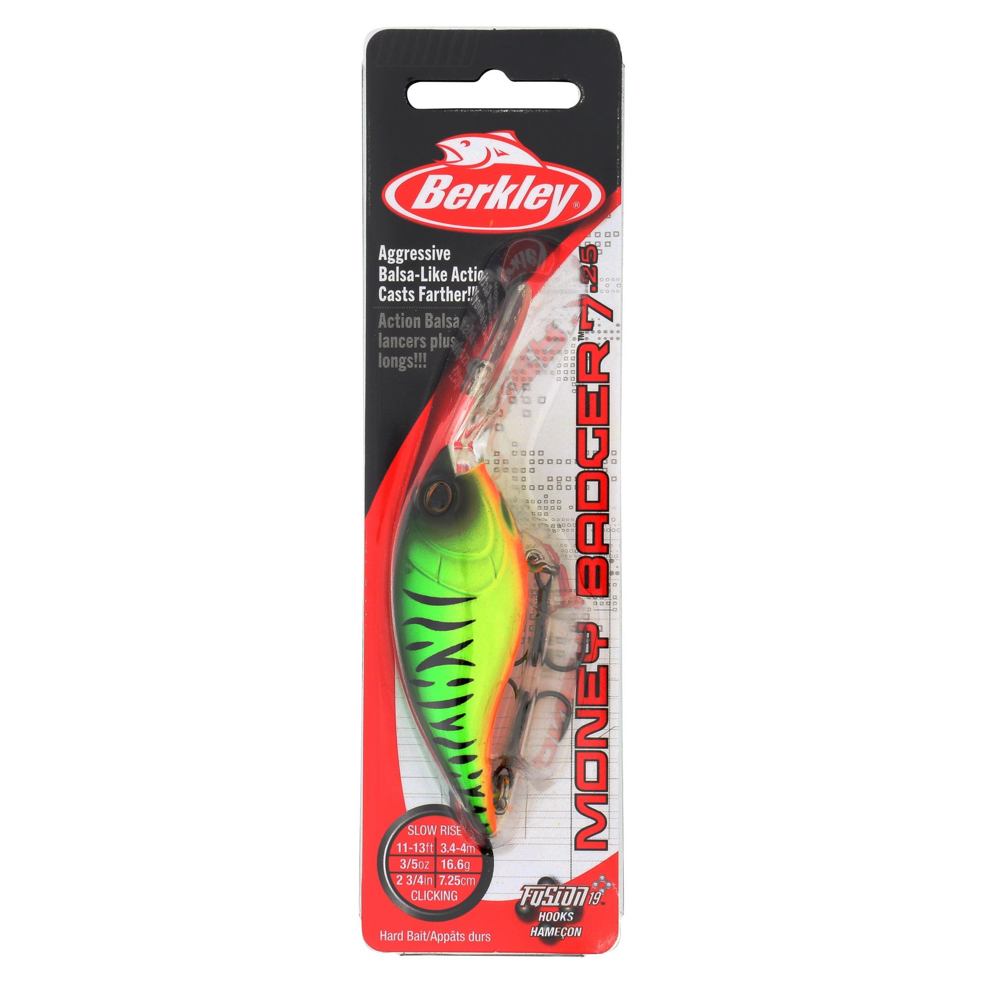 Berkley MoneyBadger 725 Firetiger PKG | Berkley Fishing