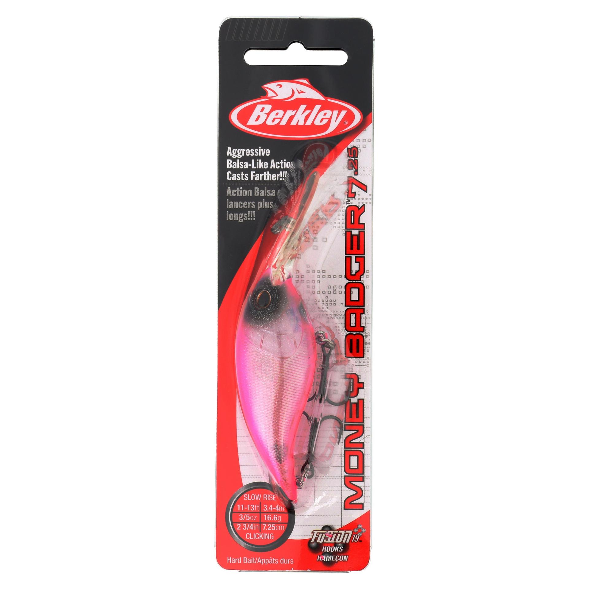 Berkley MoneyBadger 725 PinkPearl PKG | Berkley Fishing