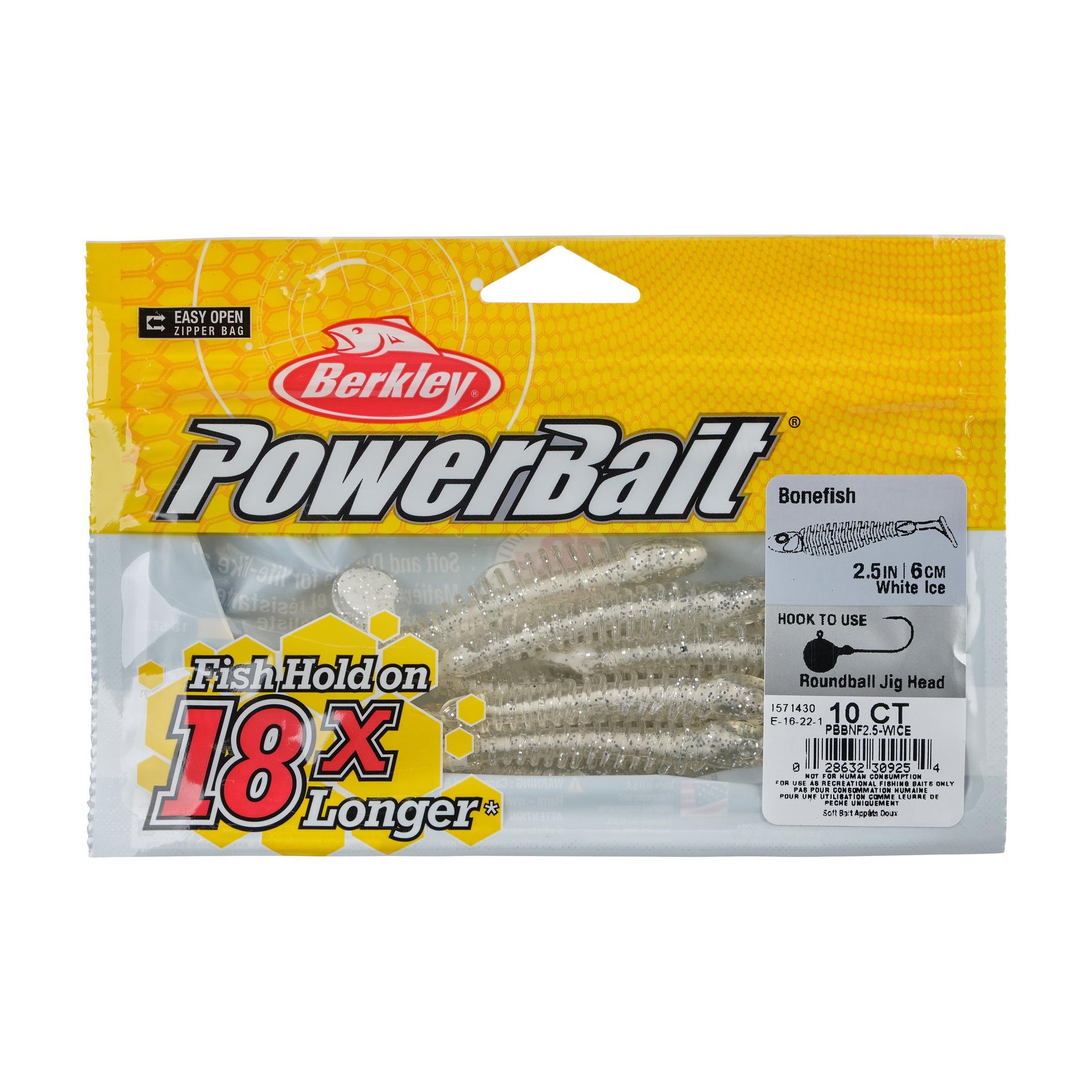 Berkley PowerBaitBonefish 2.5 WhiteIce PKG | Berkley Fishing