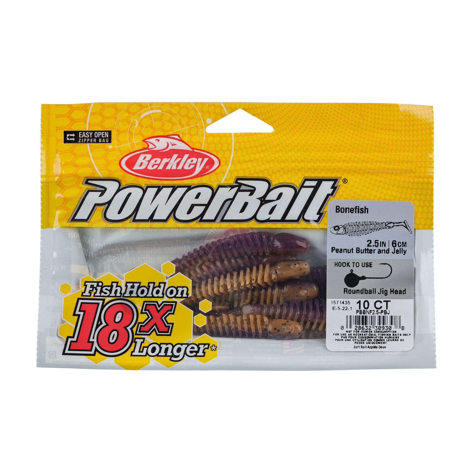 Berkley PowerBaitBonefish 2.5 PeanutButterandJelly PKG | Berkley Fishing