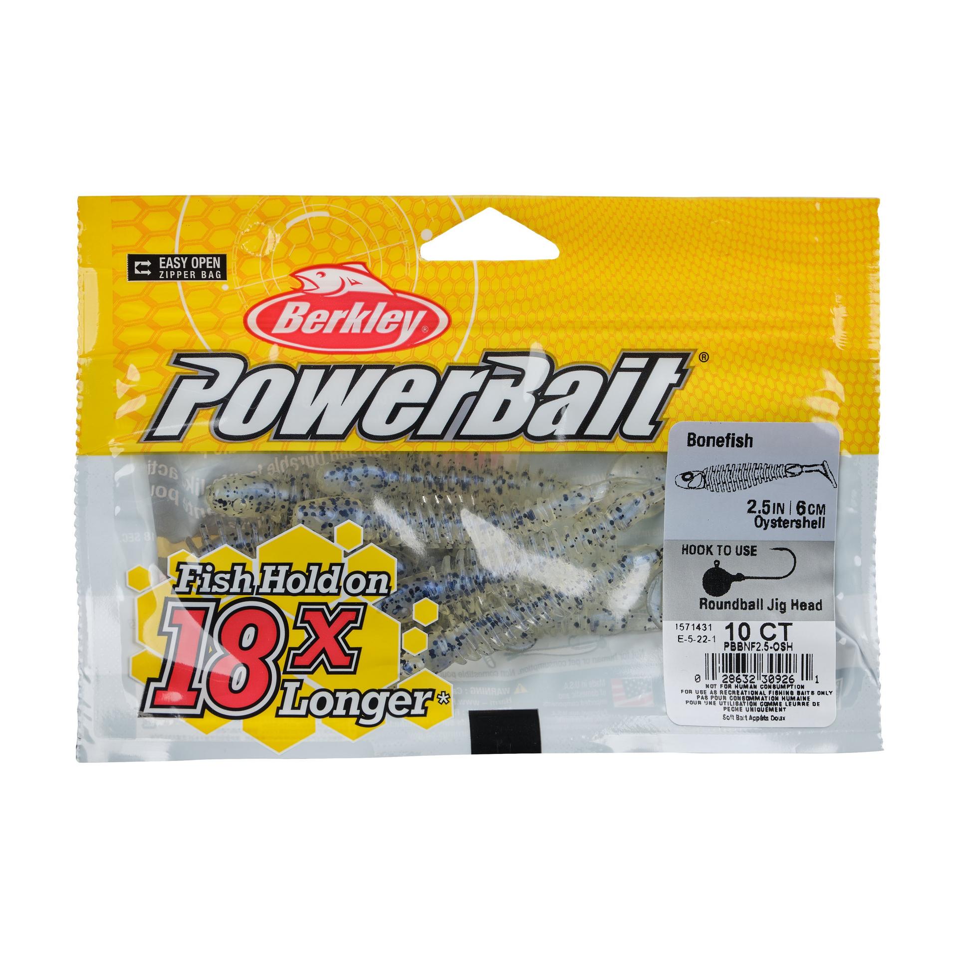 Berkley PowerBaitBonefish 2.5 OysterShell PKG | Berkley Fishing