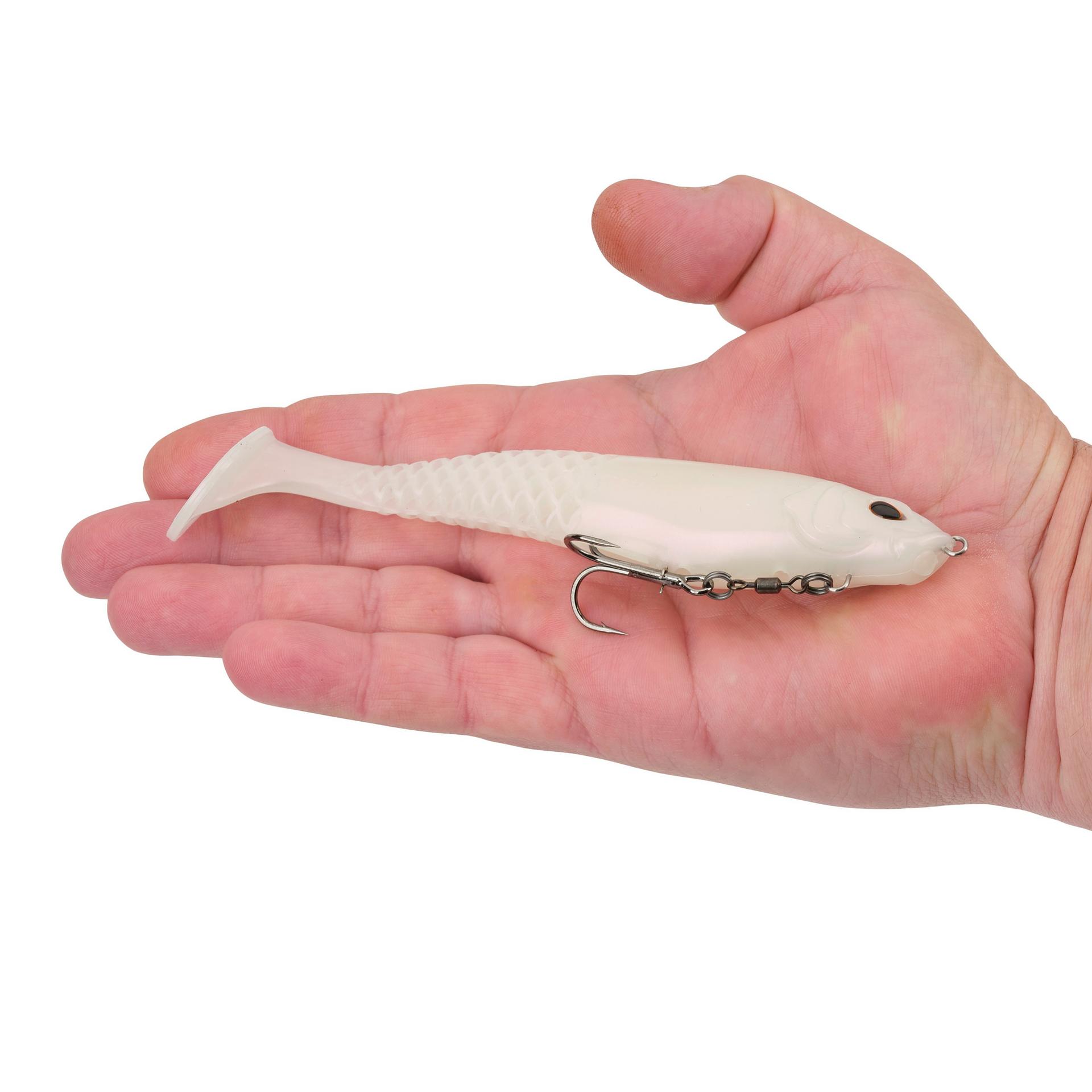 Berkley PowerBaitCullShad 6 Albino HAND | Berkley Fishing