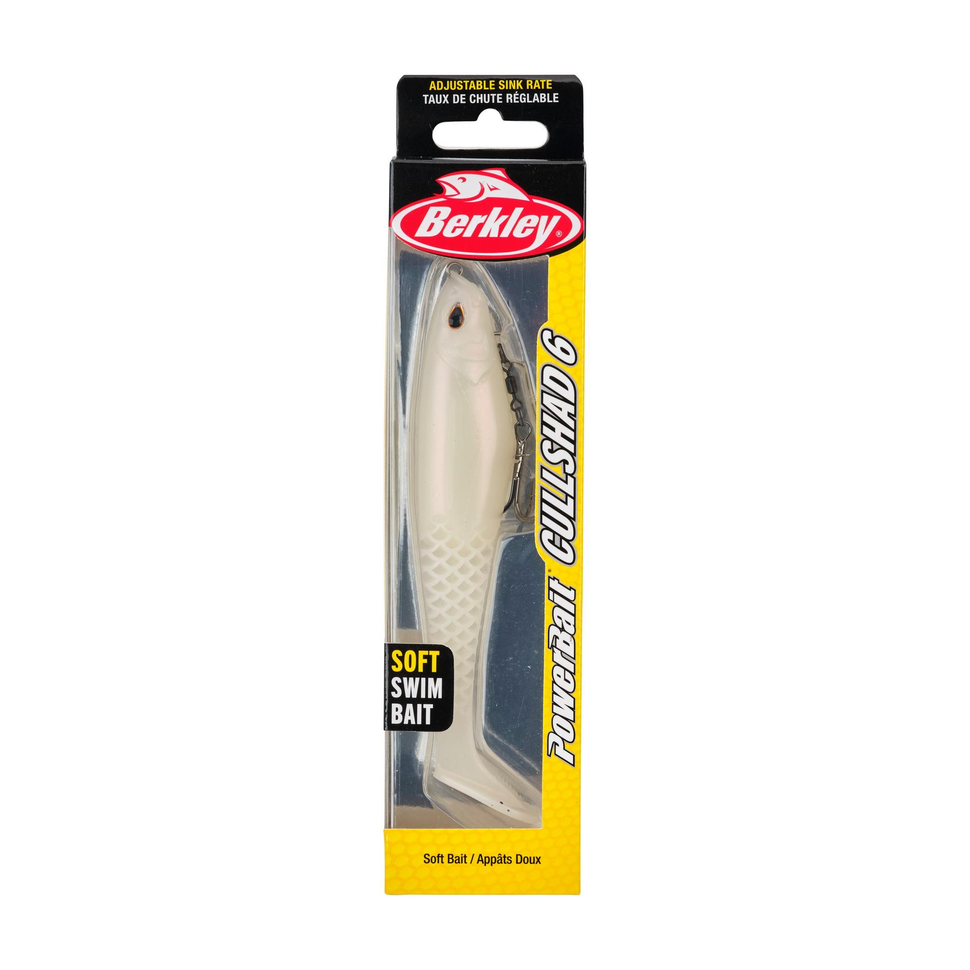 Berkley PowerBaitCullShad 6 Albino PKG | Berkley Fishing