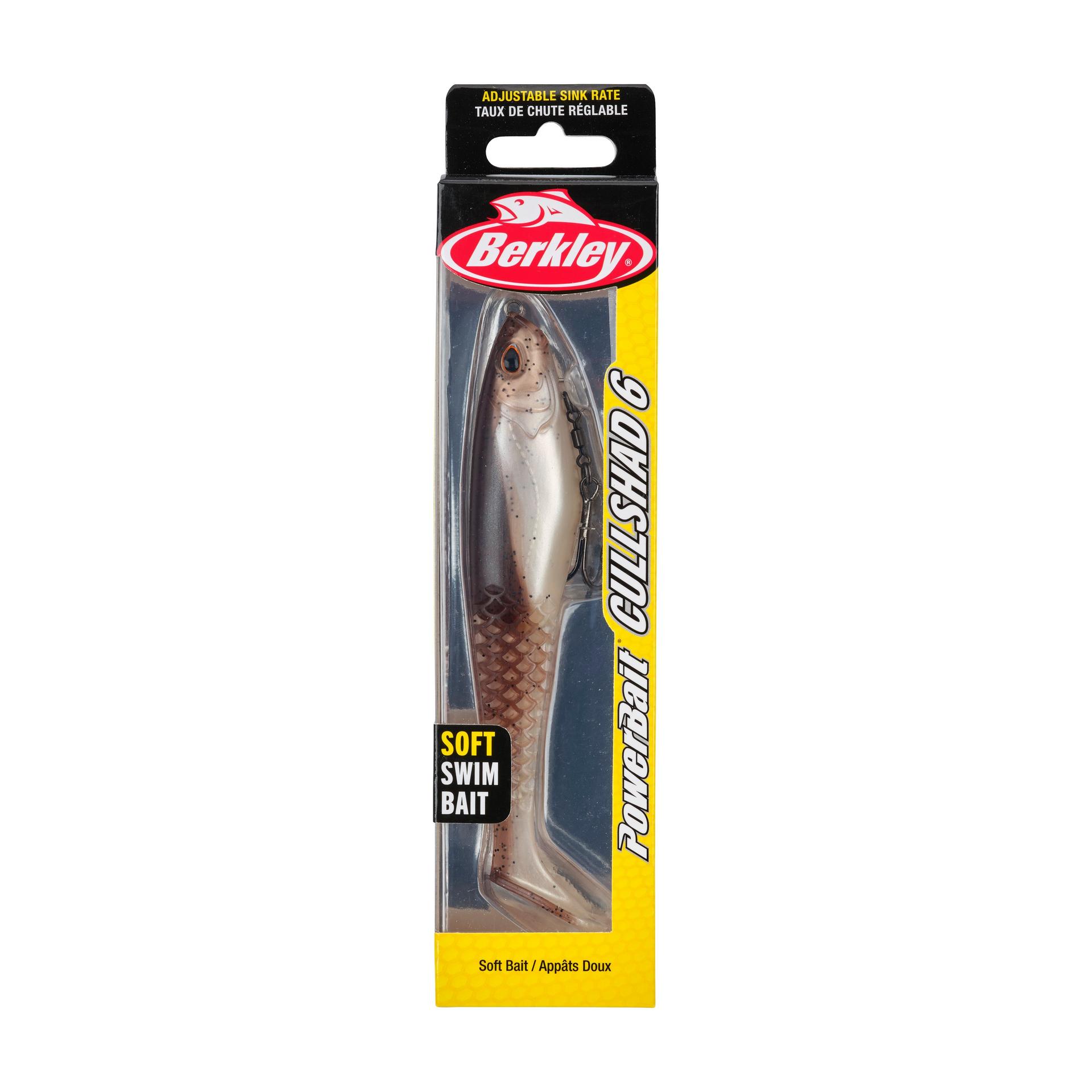 Berkley PowerBaitCullShad 6 GreenPumpkinPearlWhite PKG | Berkley Fishing