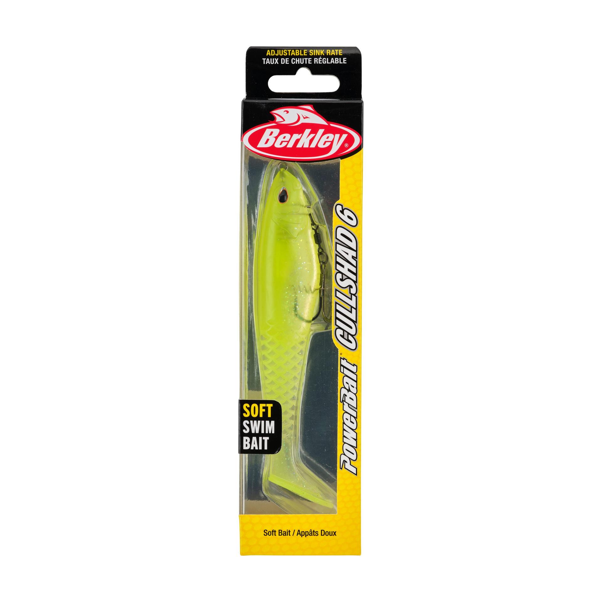 Berkley PowerBaitCullShad 6 LimeIce PKG | Berkley Fishing