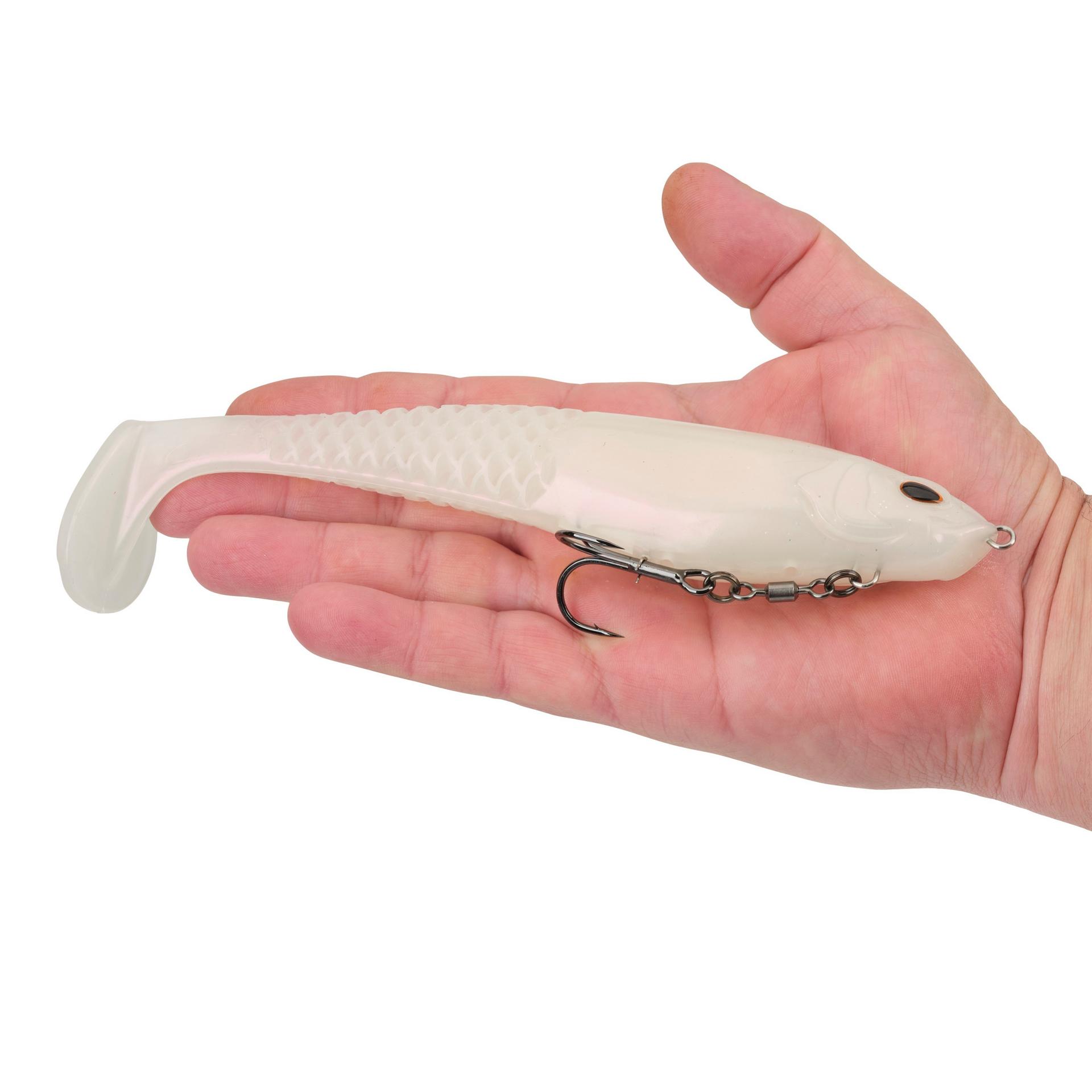 Berkley PowerBaitCullShad 8 Albino HAND | Berkley Fishing