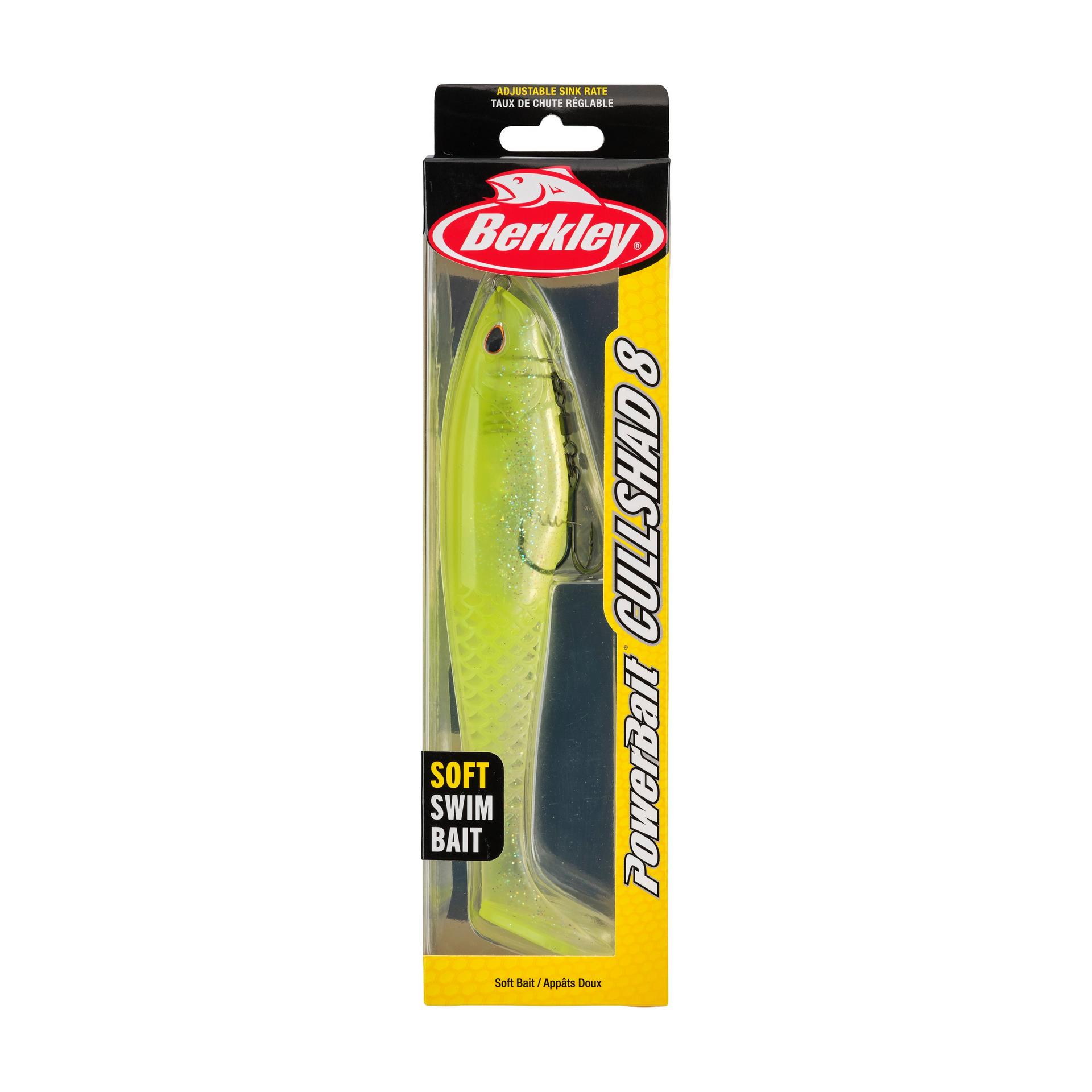Berkley PowerBaitCullShad 8 LimeIce PKG | Berkley Fishing