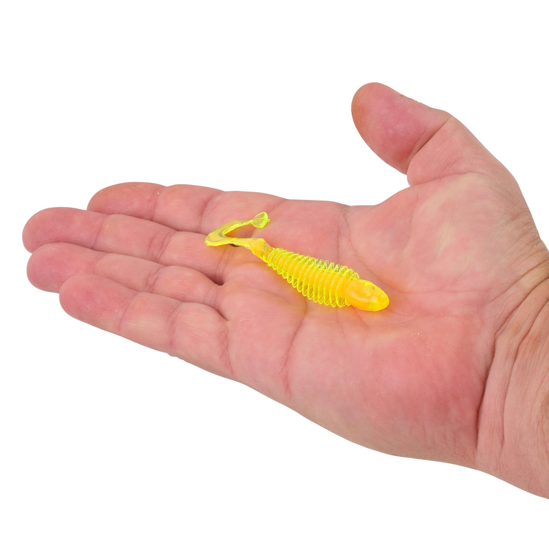 Berkley PowerBaitCurlyBones 3 CitrusPunch HAND | Berkley Fishing