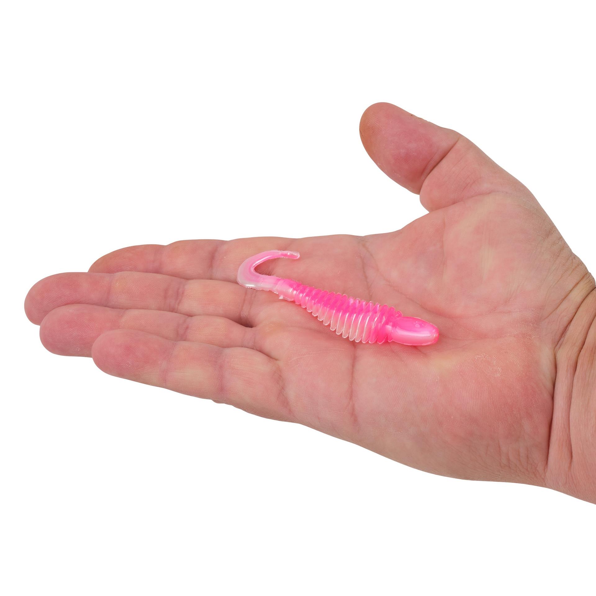 Berkley PowerBaitCurlyBones 3 PinkShad HAND | Berkley Fishing