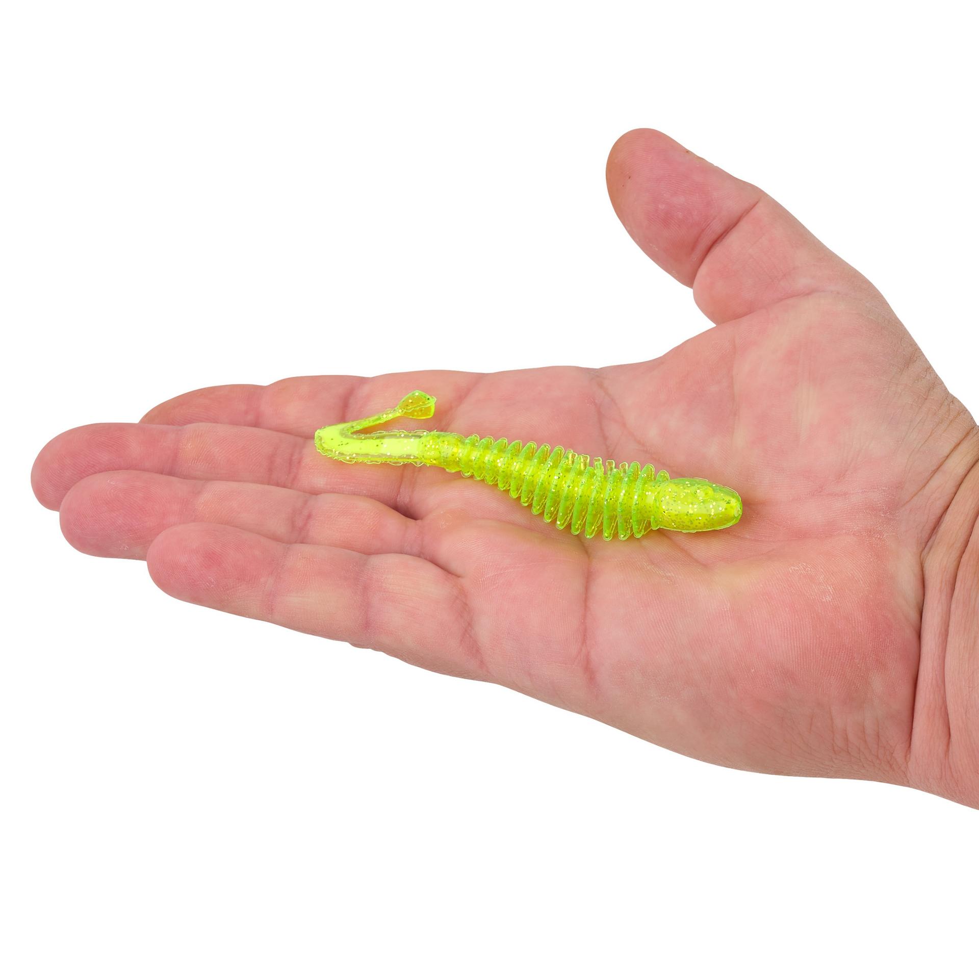 Berkley PowerBaitCurlyBones 4 CitrusBlast HAND | Berkley Fishing