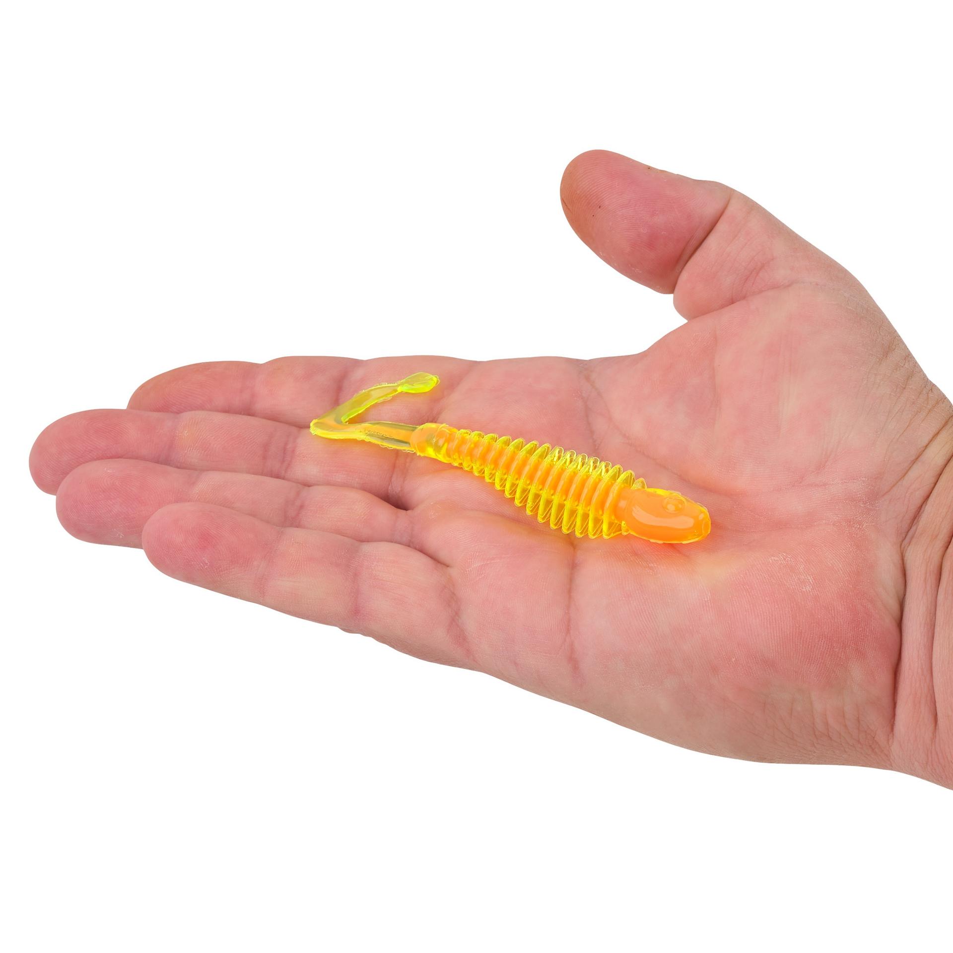 Berkley PowerBaitCurlyBones 4 CitrusPunch HAND | Berkley Fishing